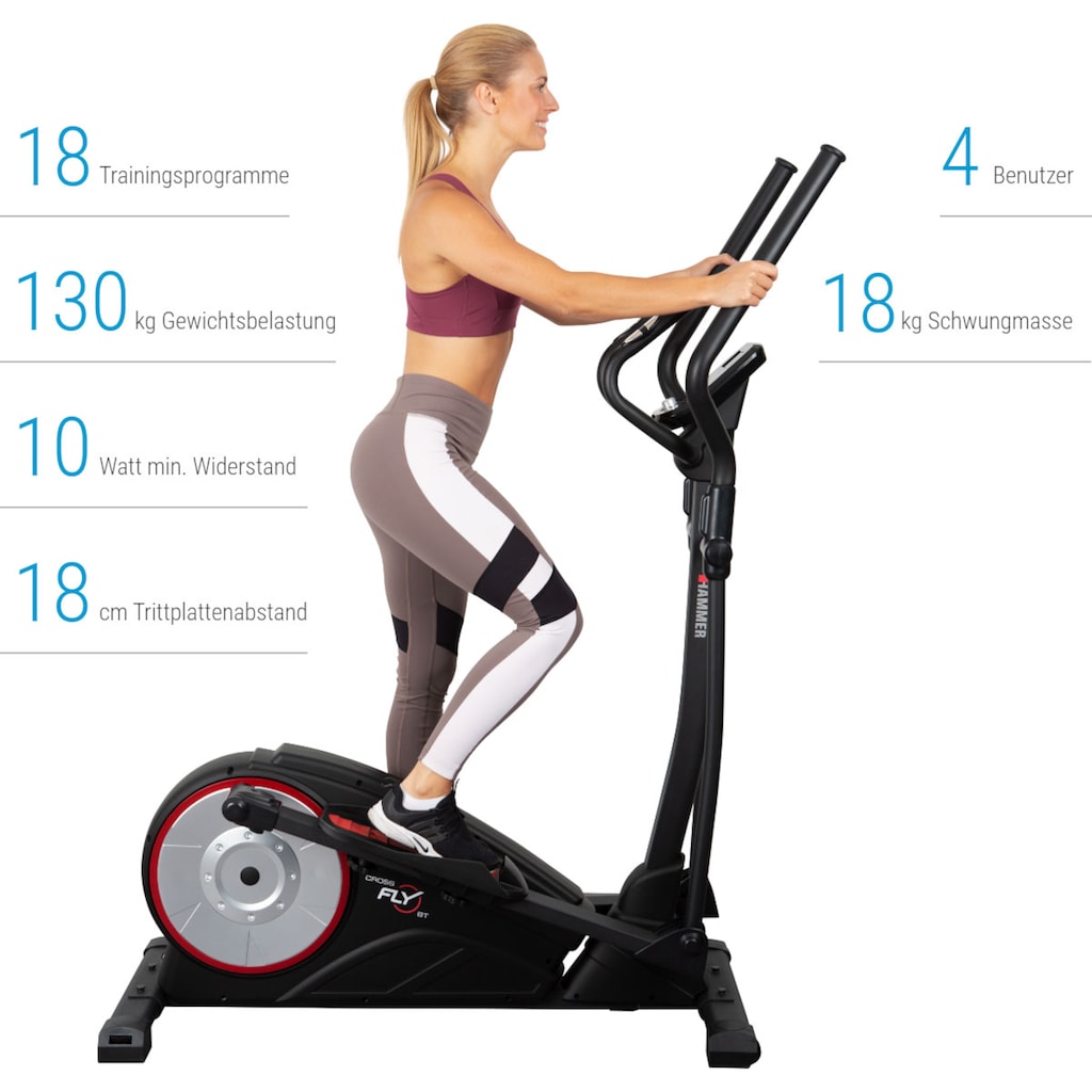 Hammer Crosstrainer-Ergometer »Crossfly BT«