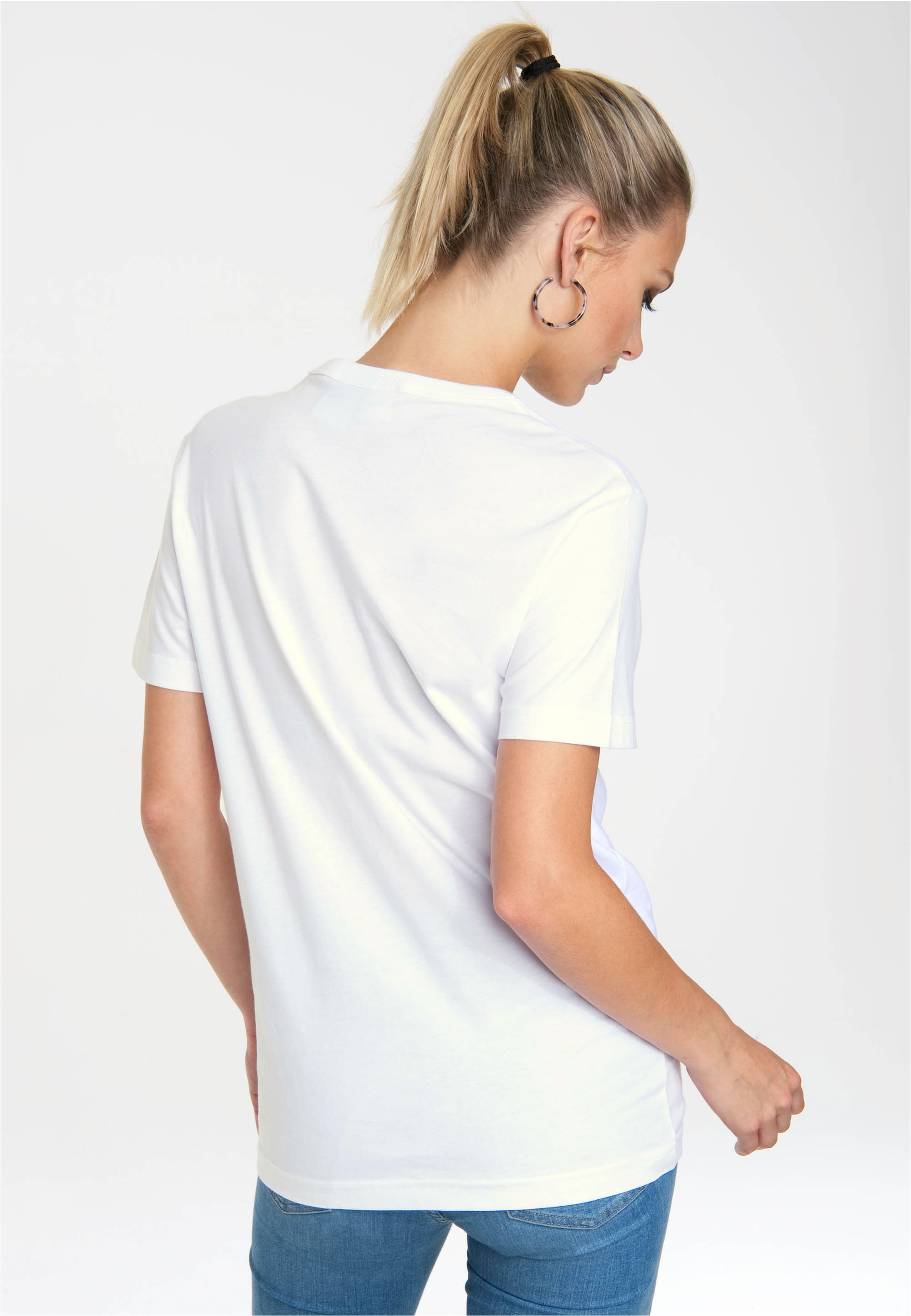 LOGOSHIRT T-Shirt »Donald Duck – Face« mit lizenziertem Originaldesign