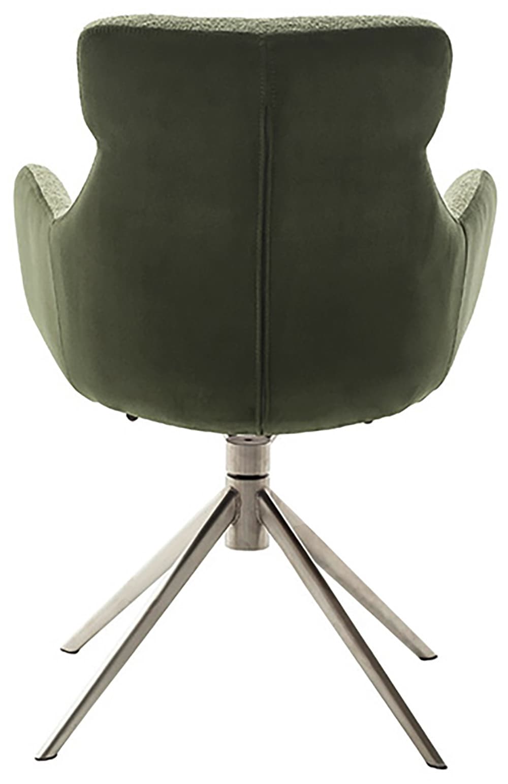 MCA furniture Esszimmerstuhl, Feingewebe, (2er-Set), drehbar 360°, Dreh- & Schwingfunktion, Sitzhöhe ca. 50 cm