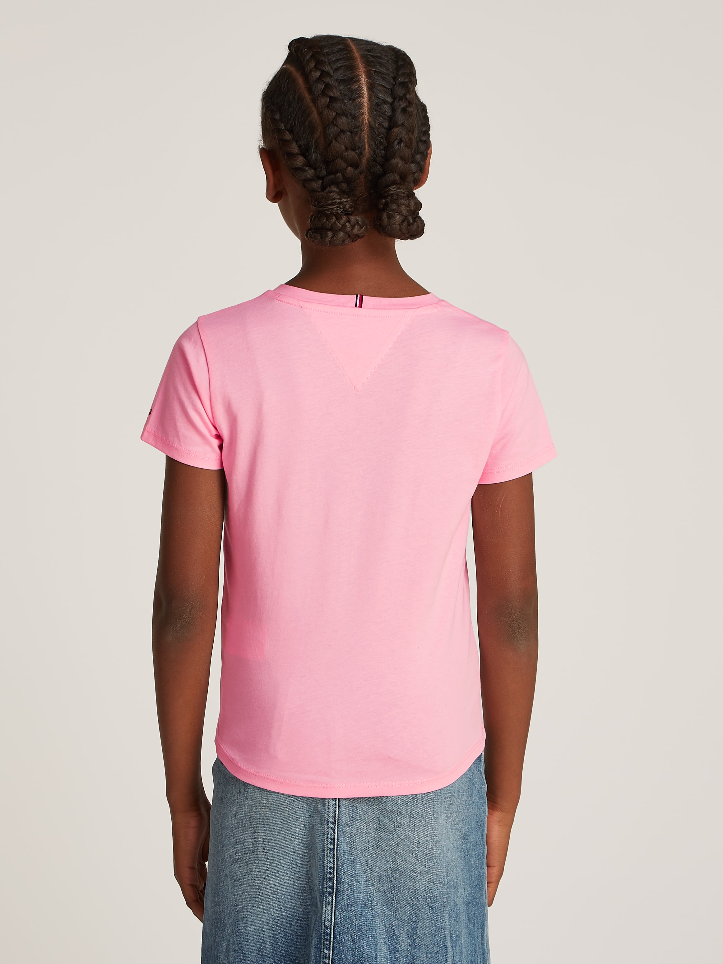 Tommy Hilfiger T-Shirt, mit glitzerndem Schriftzug