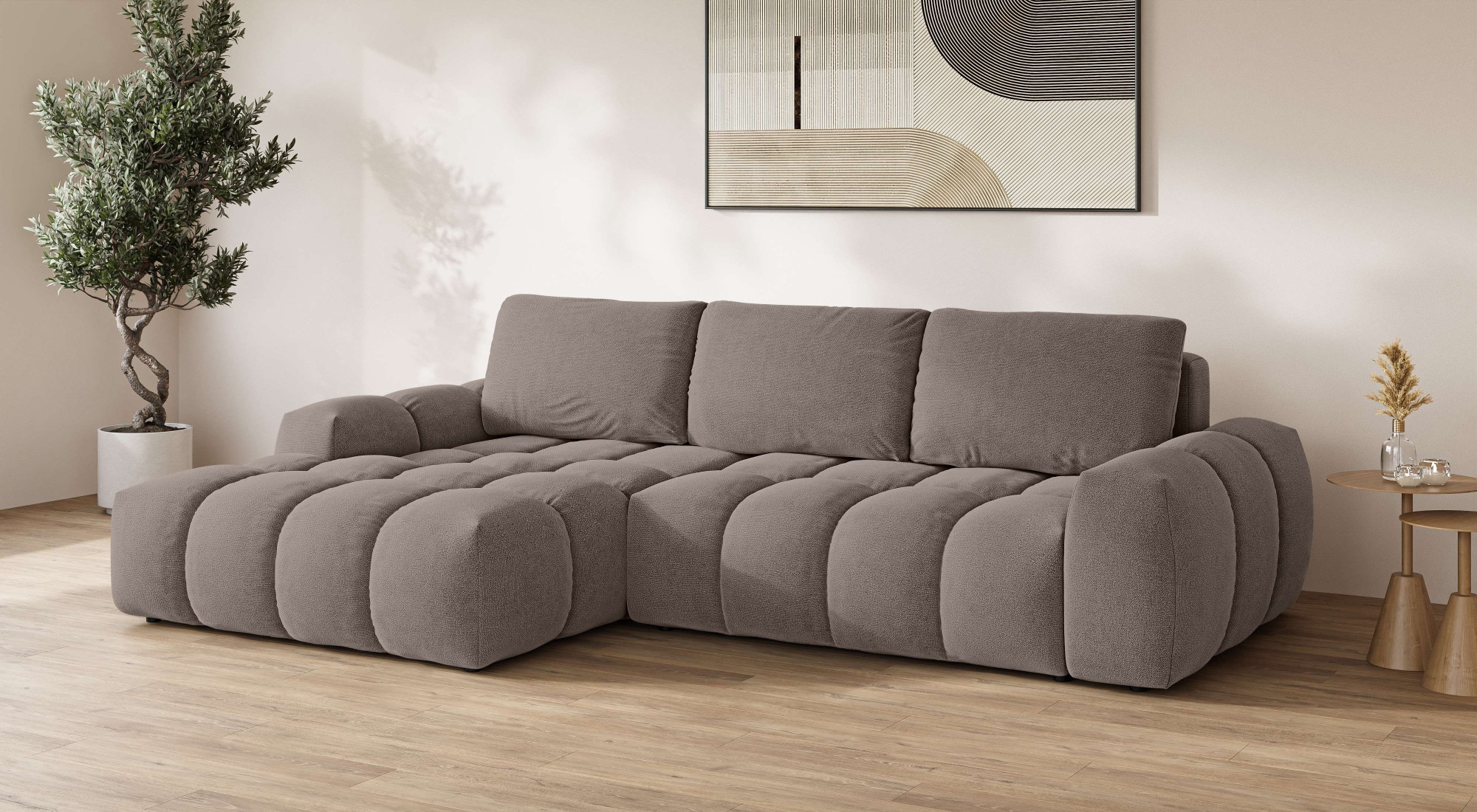 INOSIGN Ecksofa "AZITA klein optionale Schlafsofa mit Bettkasten, B/T/H: 27 günstig online kaufen