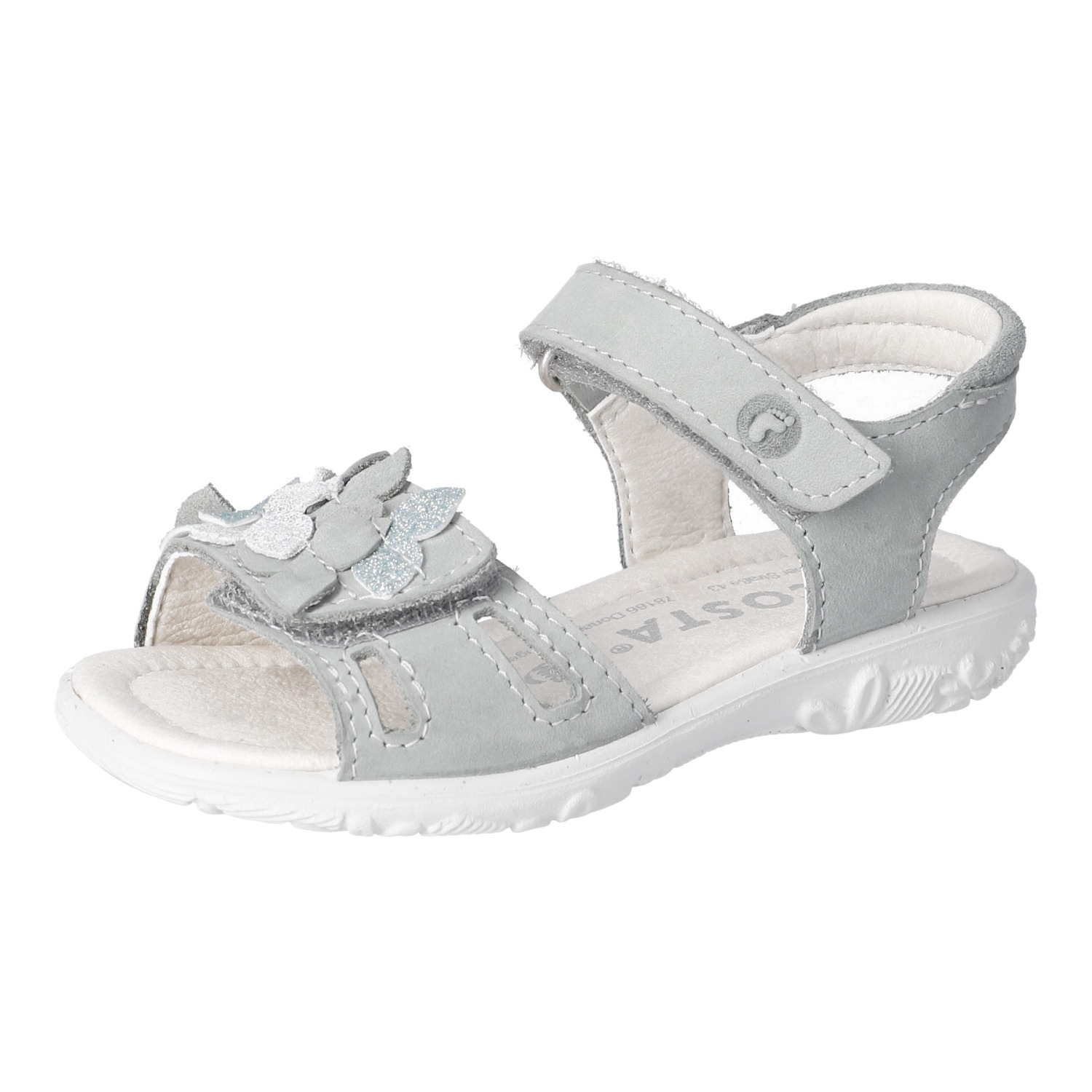 Ricosta Sandale »Mirella«  Klettschuh mit Verzierung, Größenschablone zum Download