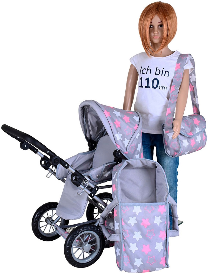 Knorrtoys® Kombi-Puppenwagen »Ruby« mit Wickeltasche