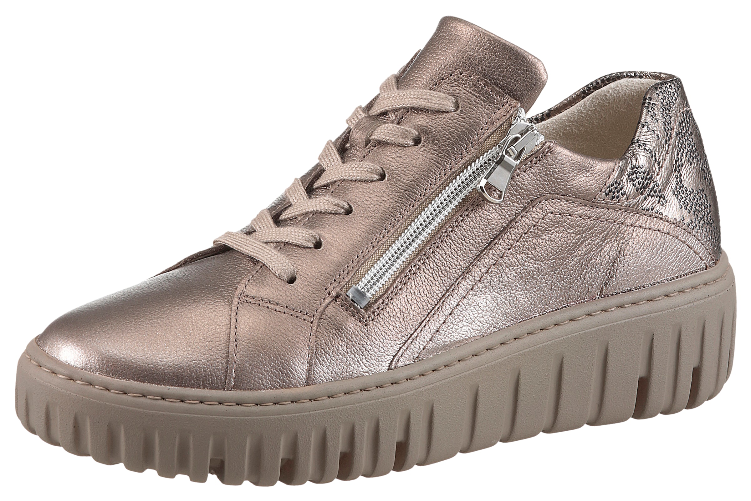 Waldläufer Plateausneaker "H-LIVIA", Schnürschuh, Halbschuh, Bequemschuh mi günstig online kaufen