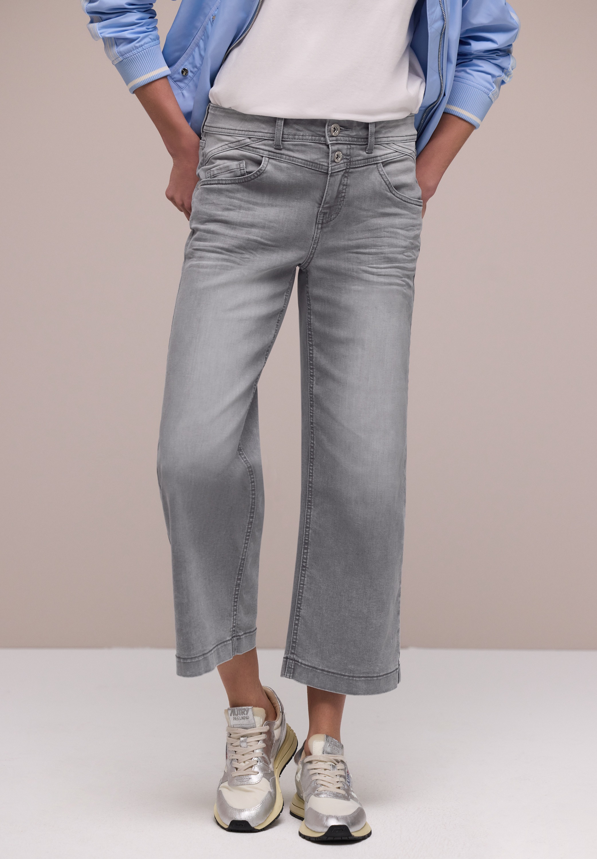 STREET ONE Loose-fit-Jeans im elastischen Materialmix günstig online kaufen