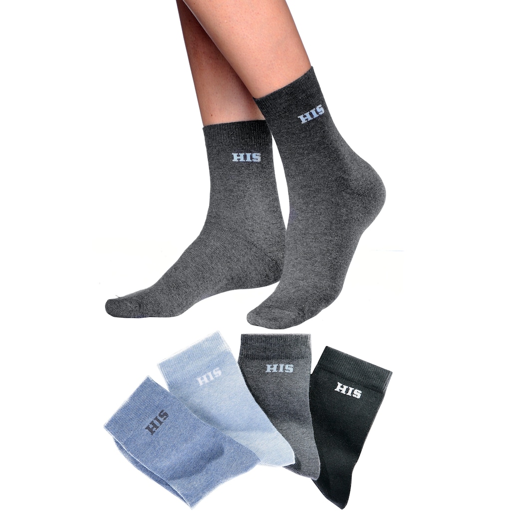 H.I.S Basicsocken, (Set, 4 Paar)