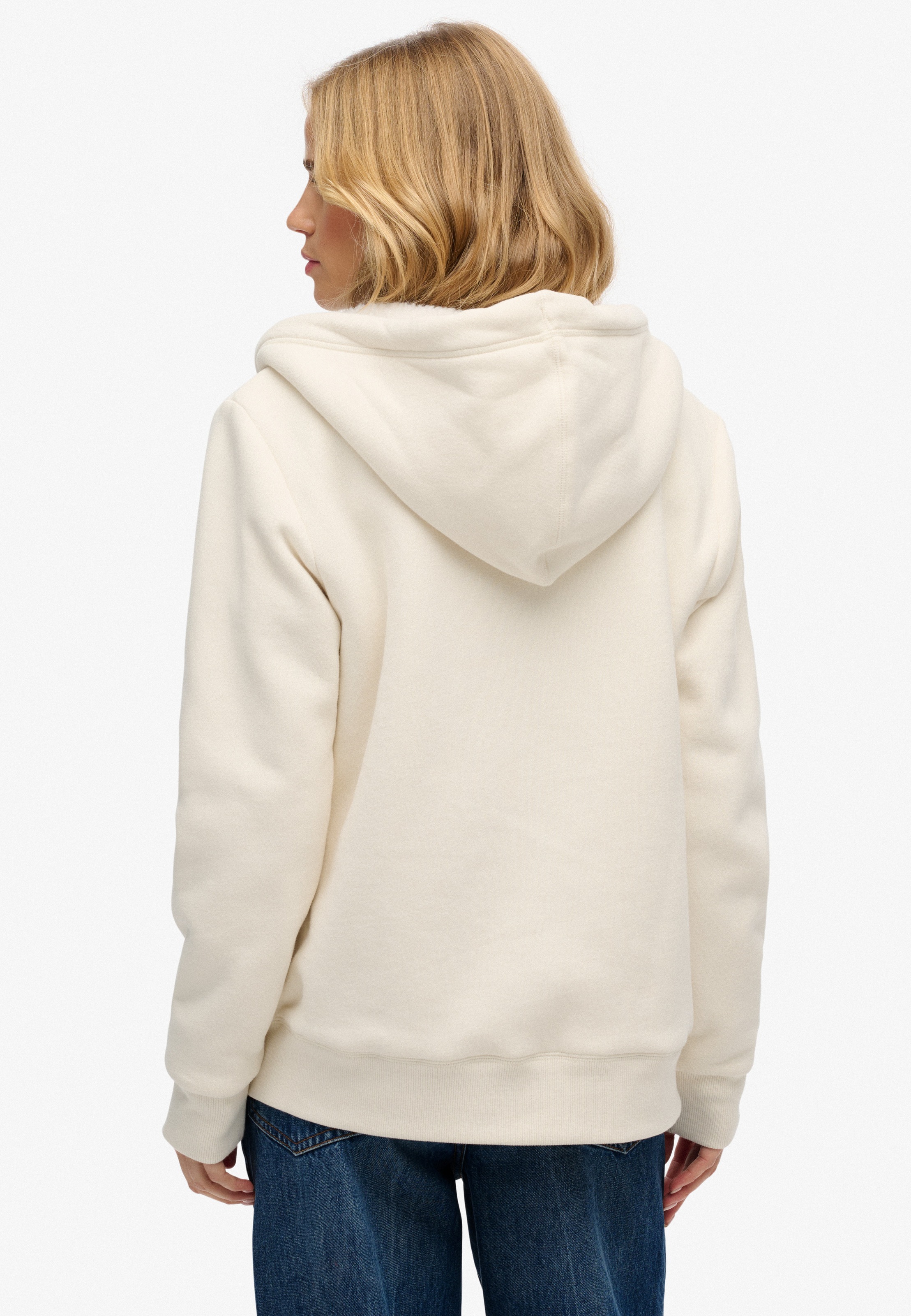 Superdry Kapuzensweatjacke "BORG LINED ZIPHOOD" günstig online kaufen
