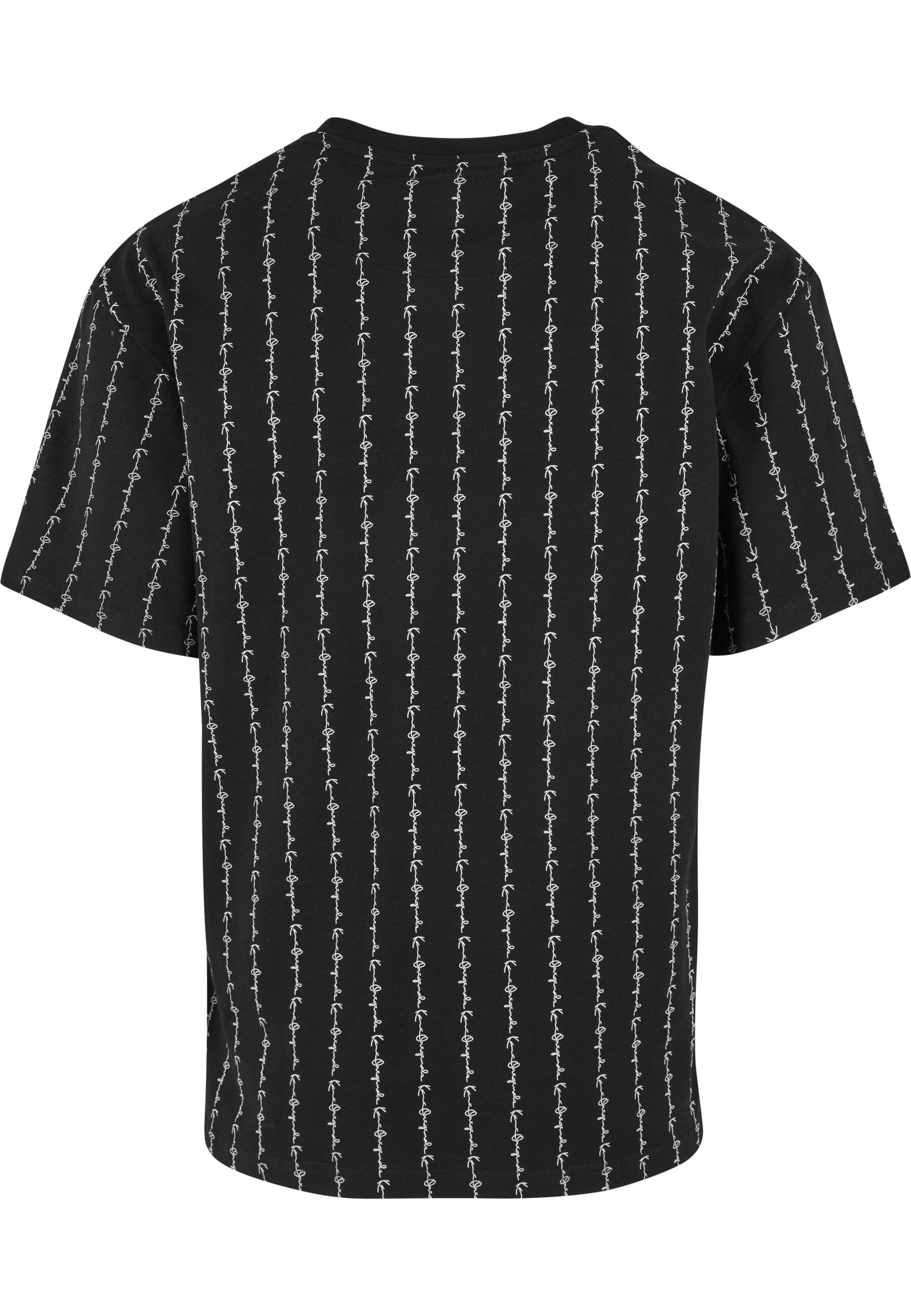Karl Kani T-Shirt »Karl Kani Herren KKMQ12130BLK Signature Logo Pinstripe Tee«, (1 tlg.)