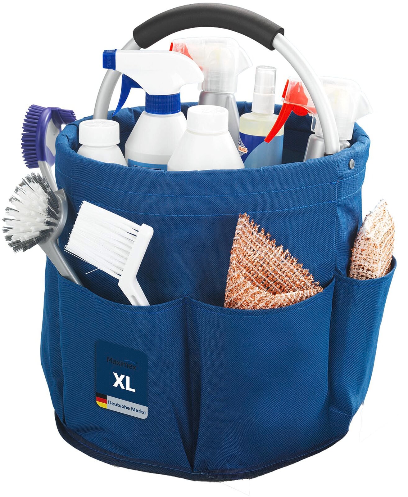 Maximex Organizer »Universal-Reinigungs-Caddy« großes Hauptfach für Reinigungsmittel, 6 Außentaschen, faltbar, 16 l