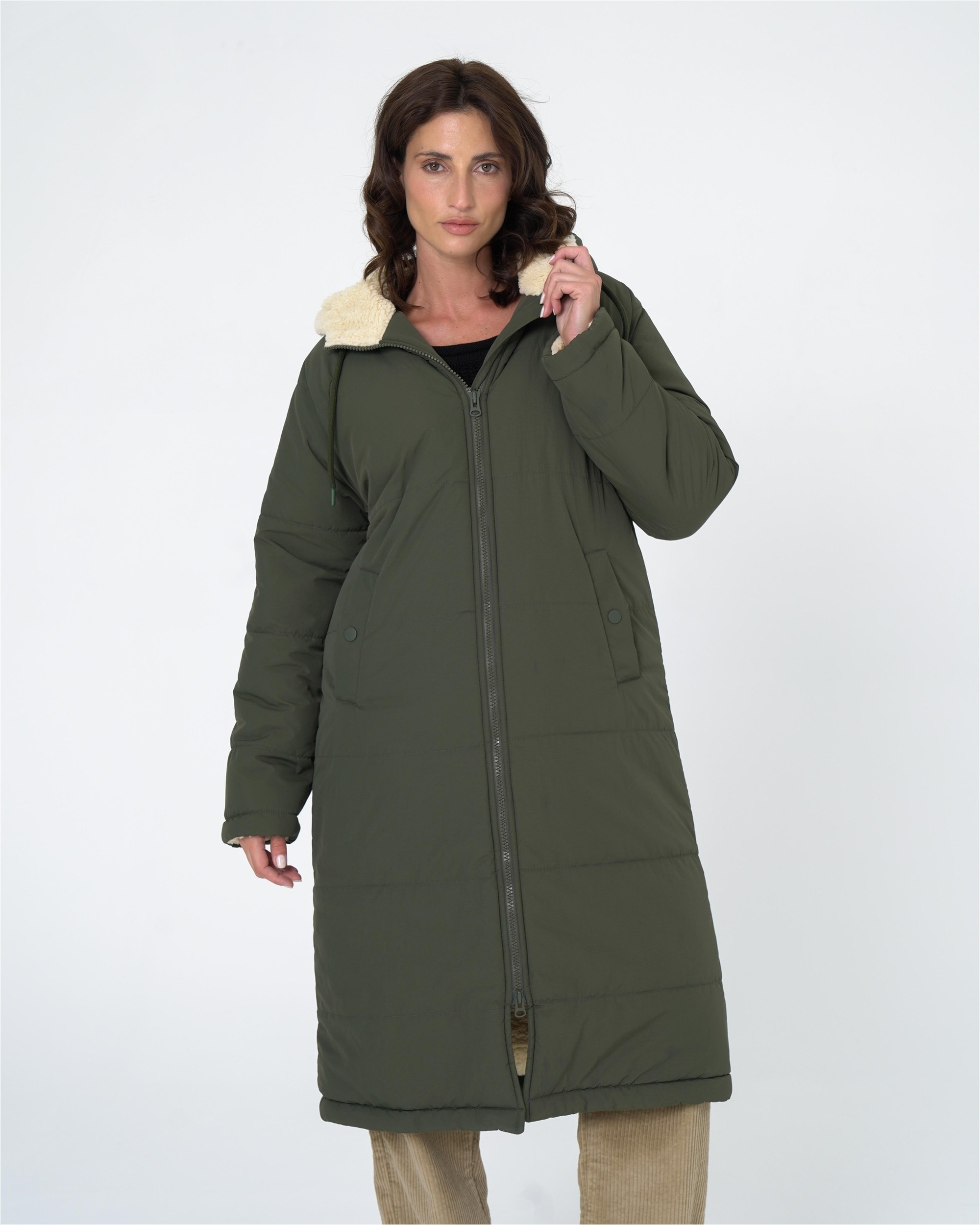freshlions Wintermantel "Emilia" 1 Stk. tlg. mit großer, verstellbarer Kapu günstig online kaufen