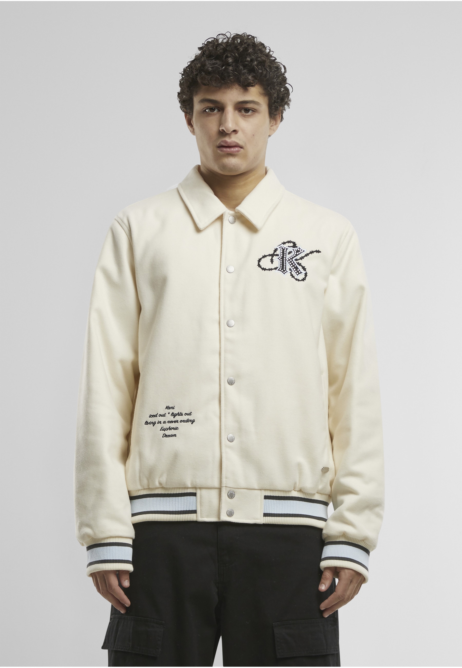 Karl Kani Collegejacke »Karl Kani Kani Snow Tiger College Jacket« 1 Stk. tlg. ohne Kapuze