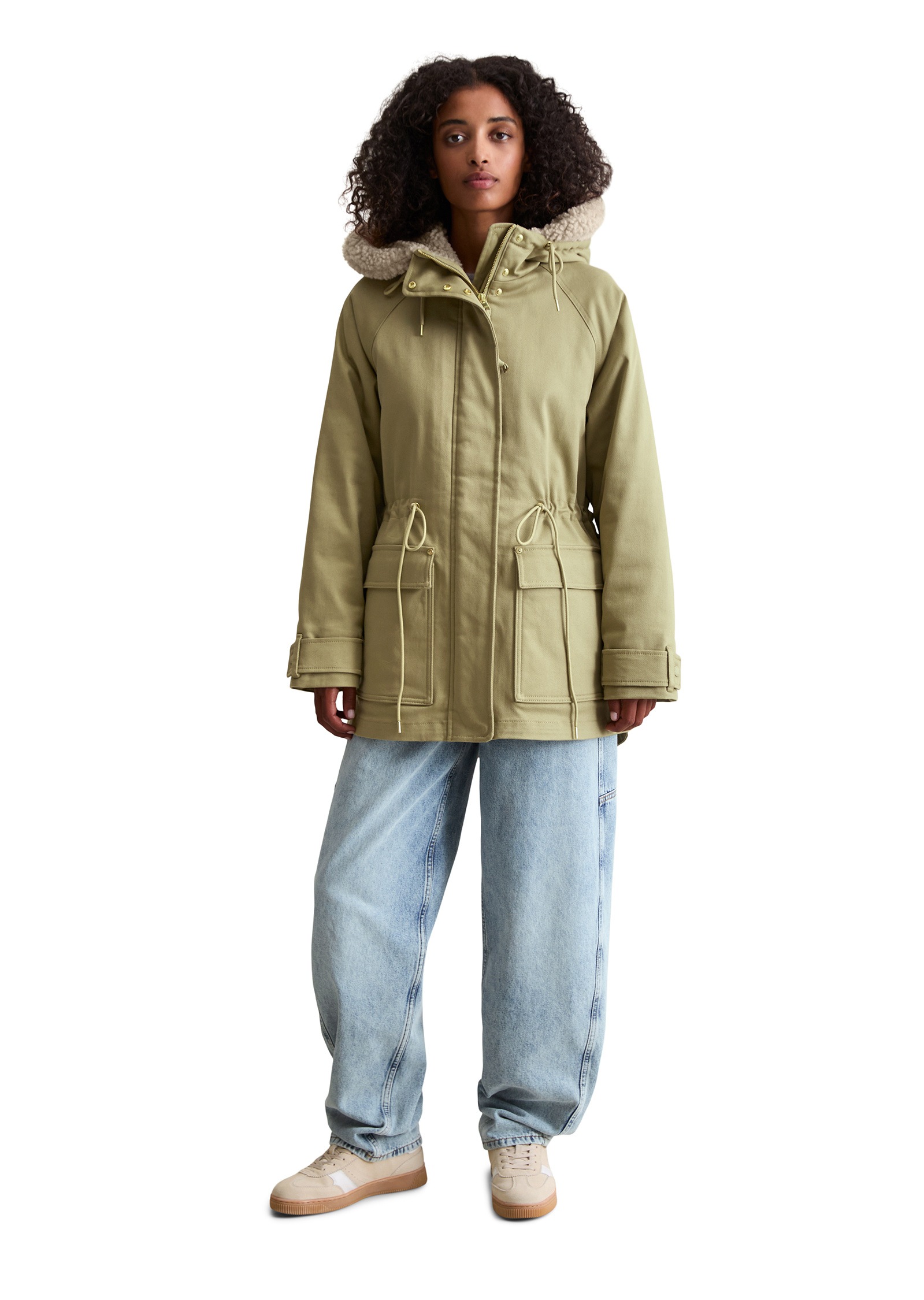 Marc O'Polo DENIM Kurzmantel »aus Bio-Baumwolle-Stretch-Twill«