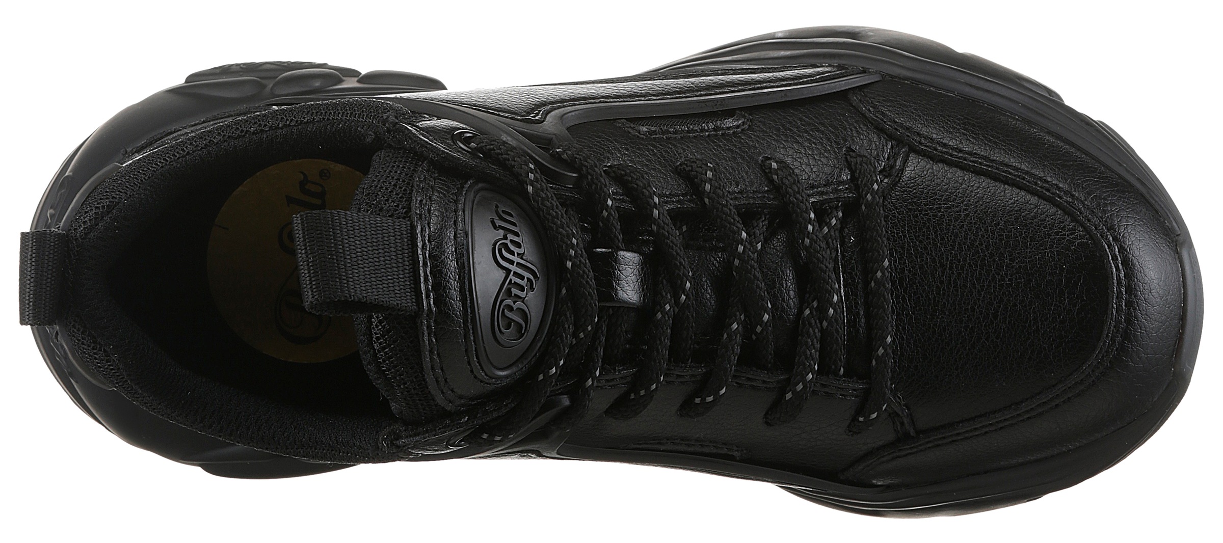 Buffalo Sneaker »BINARY«, in monochromer Optik, Freizeitschuh, Halbschuh, Schnürschuh