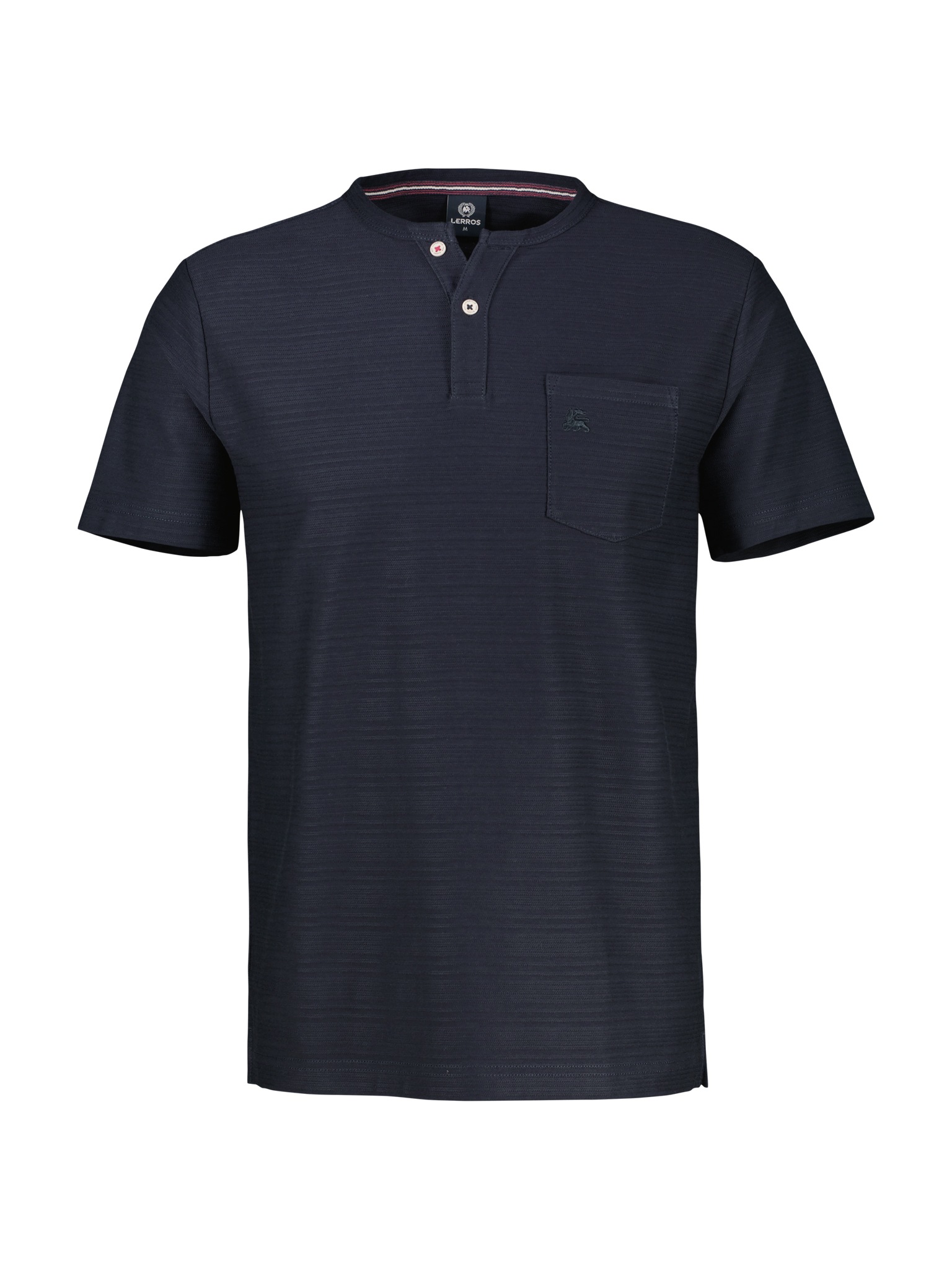 Thumbnail - LERROS Kurzarmshirt, mit Serafino-Kragen und Knopfleiste