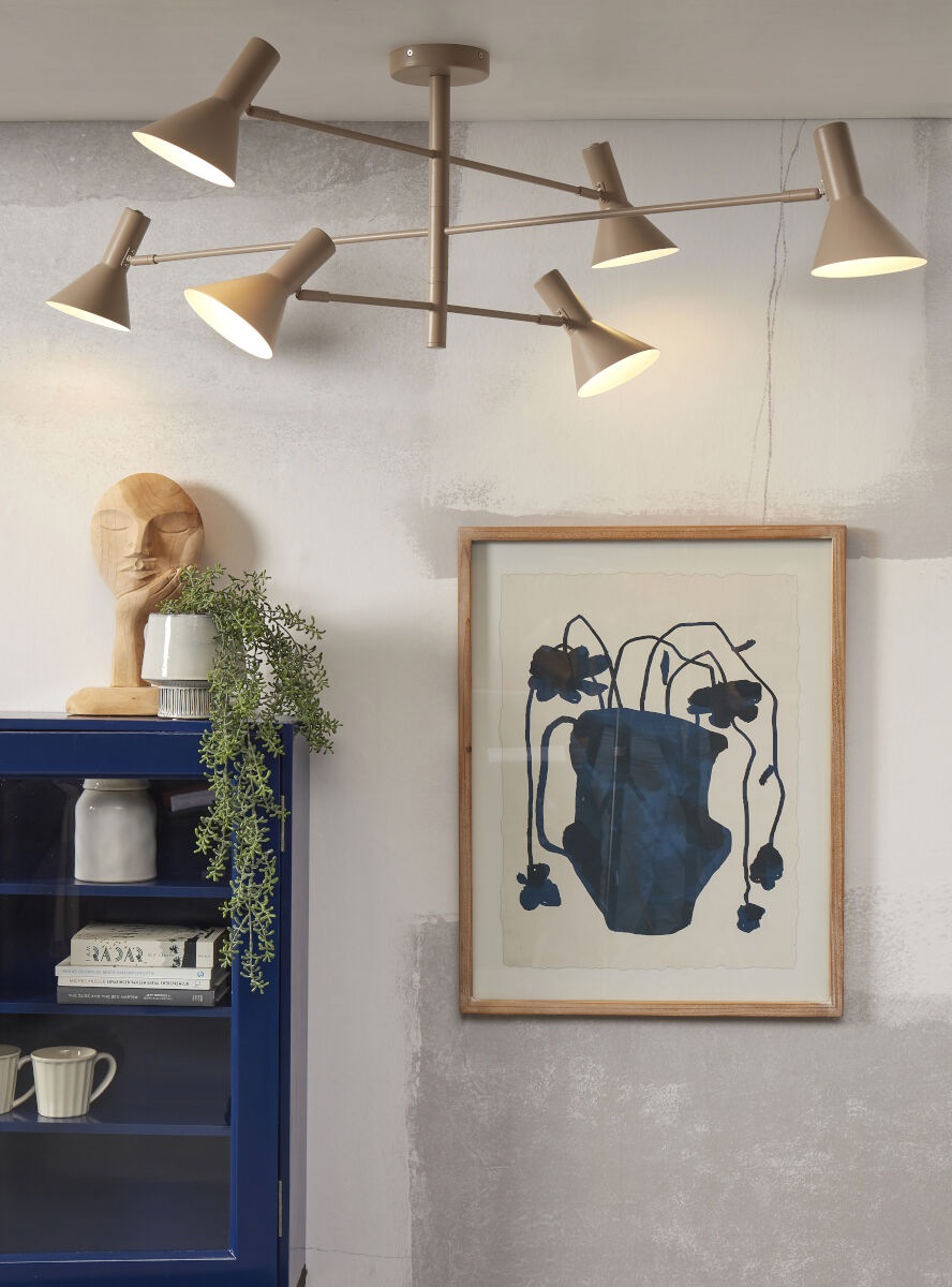 it's About RoMi Deckenleuchte »Izmir«, 6 flammig, Leuchtmittel E14 | LED wechselbar, Gutes leselicht