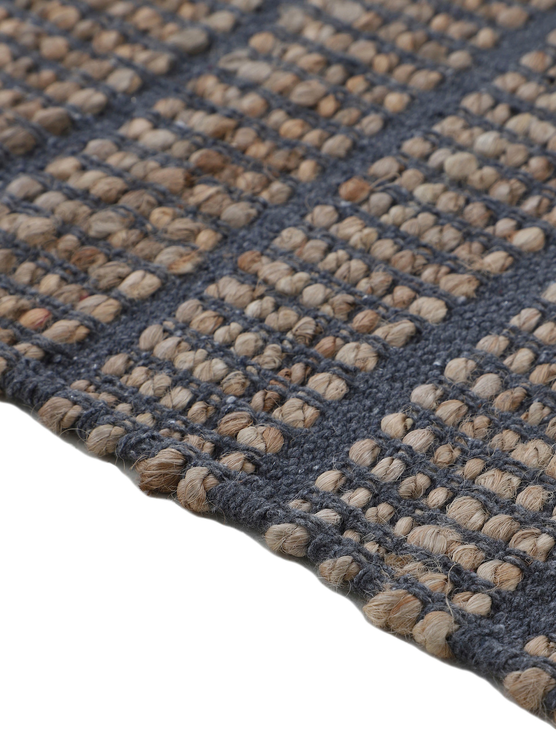 carpetfine Teppich »Lara«, rechteckig, 6 mm Höhe, Wendeteppich aus Jute/Baumwolle, Wohnzimmer