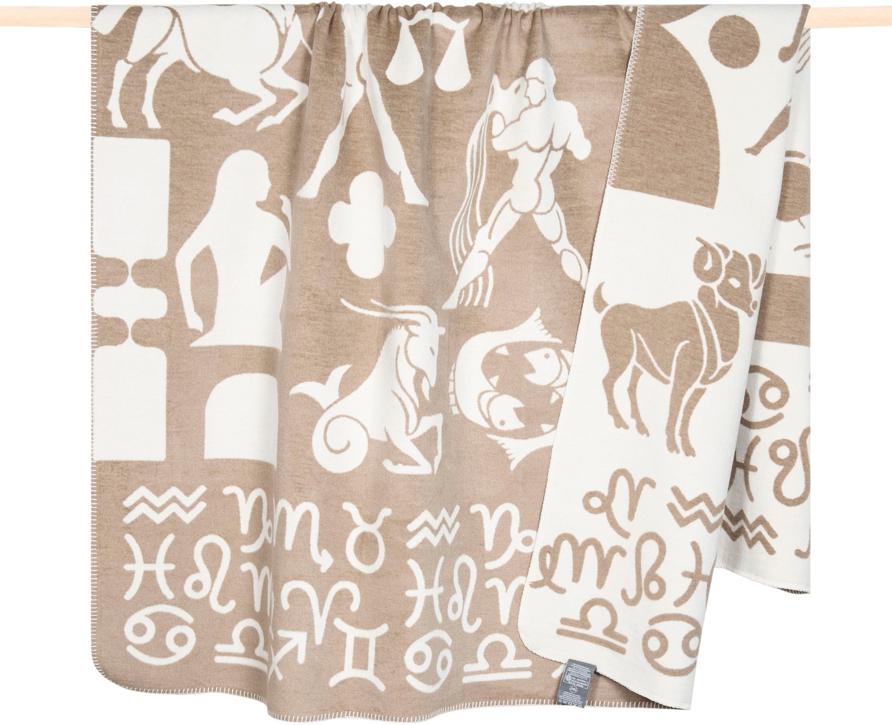 PAD Wohndecke "ZODIAC" Made in Europe, Wendefunktion, Motiv Sternzeichen, 1 günstig online kaufen