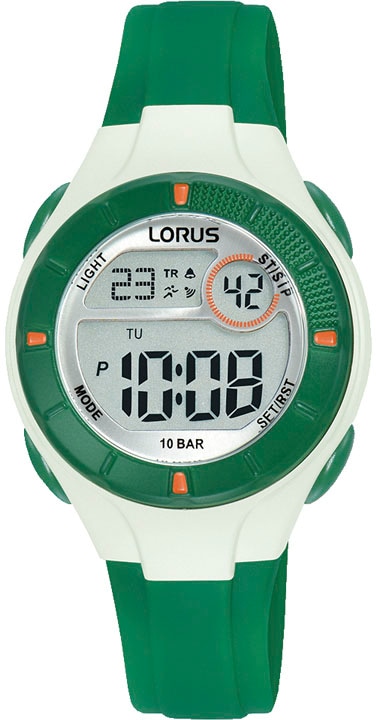 LORUS Chronograph »R2343PX9«, Armbanduhr, Quarzuhr, Kinderuhr, Digitalanzeige, ideal als Geschenk