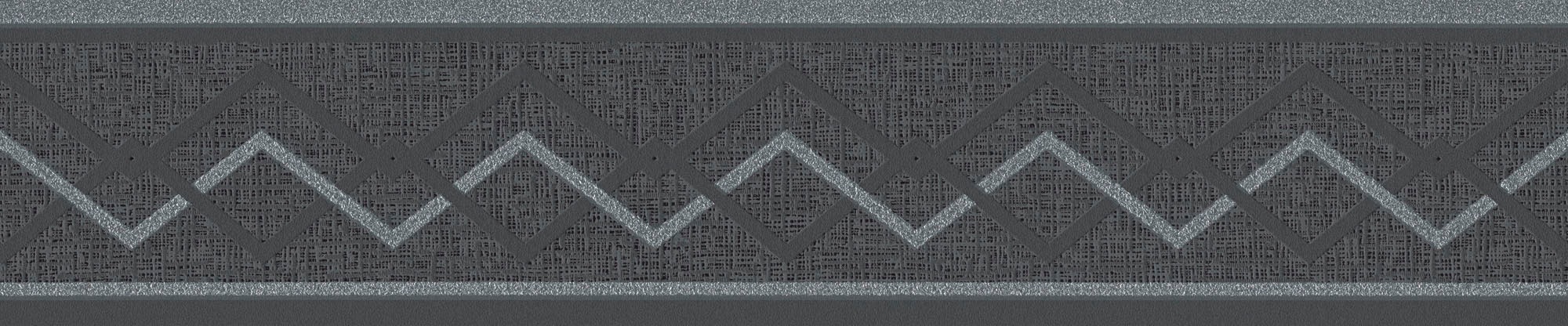 A.S. Création Bordüre "Only Borders 11", geometrisch-grafisch-Motiv, Tapete Bordüre Geometrisch Metallic