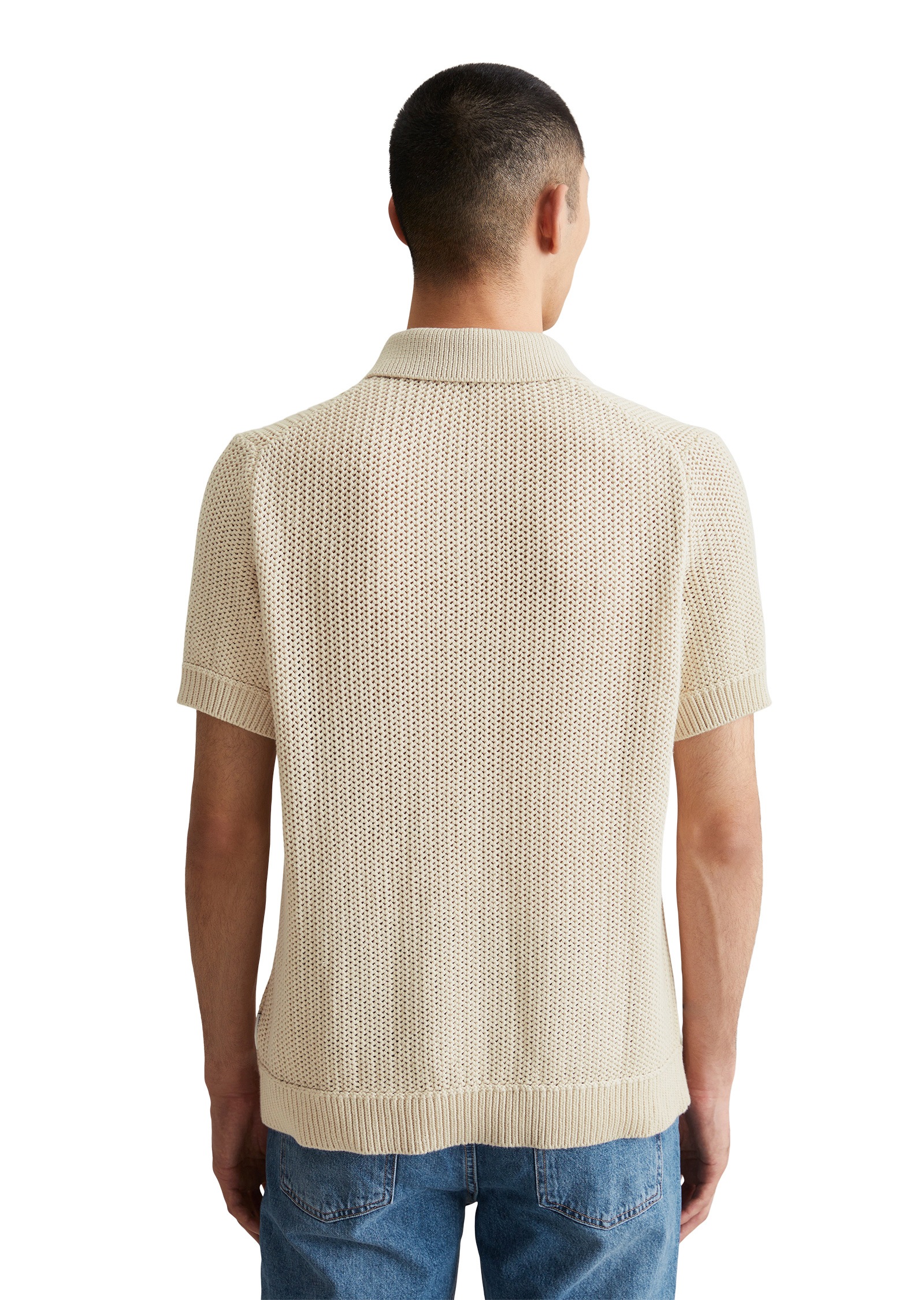 Marc O'Polo DENIM Poloshirt »aus reiner Bio-Baumwolle«