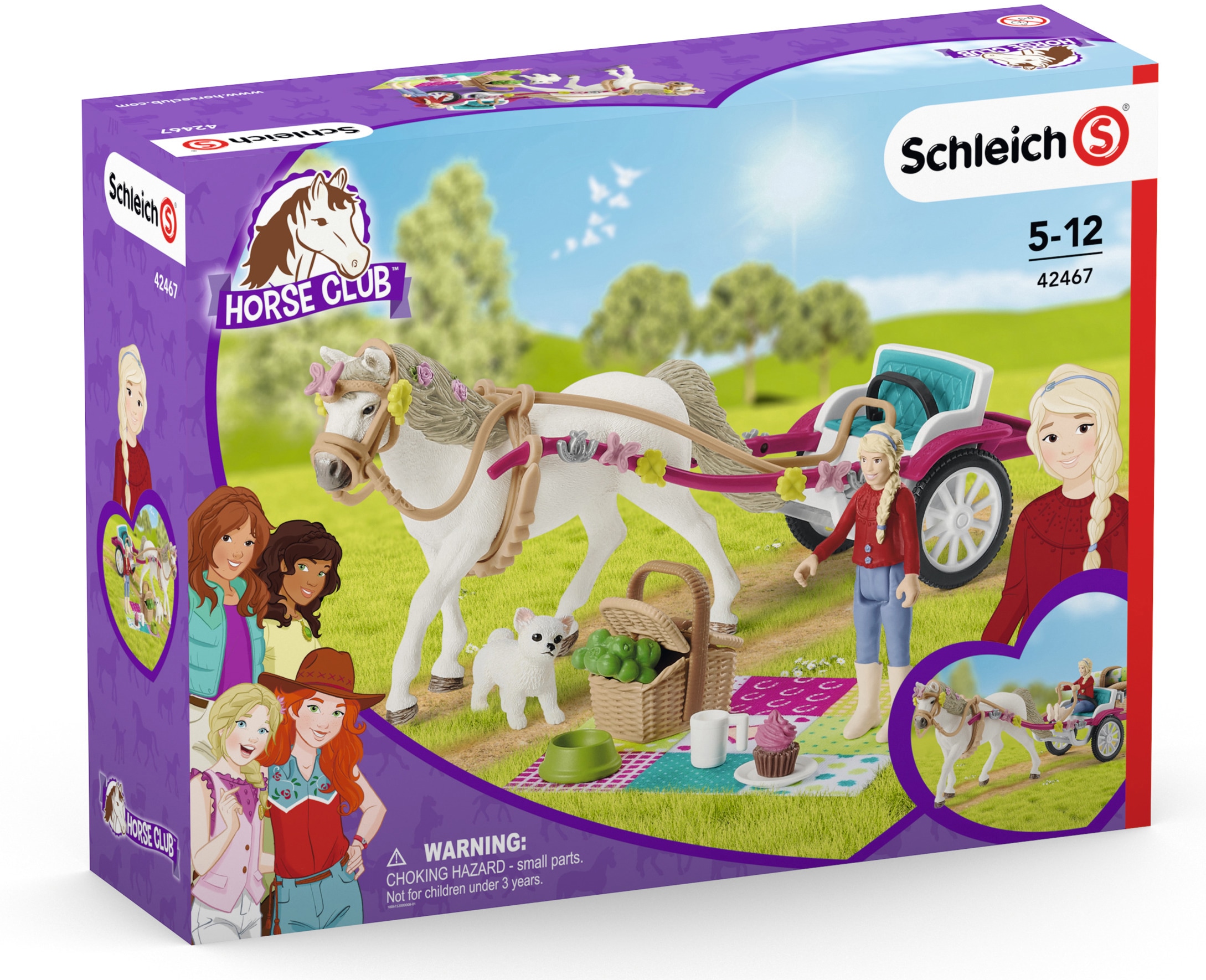Schleich® Spielwelt »HORSE CLUB, Kutsche für Pferdeshow (42467)«, (Set)