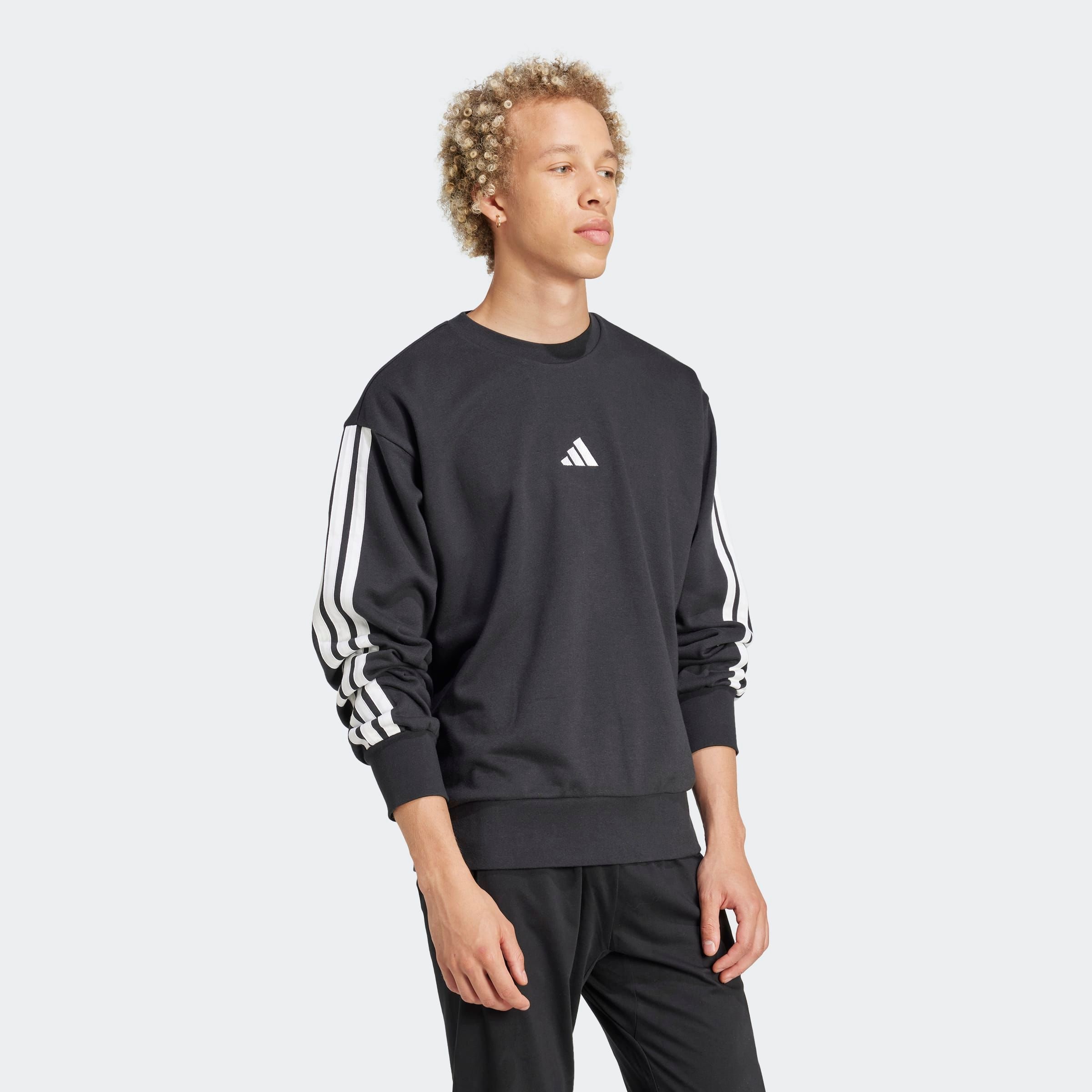 adidas Sportswear Sweatshirt "ESSENTIALS 3-STREIFEN FRENCH TERRY" günstig online kaufen