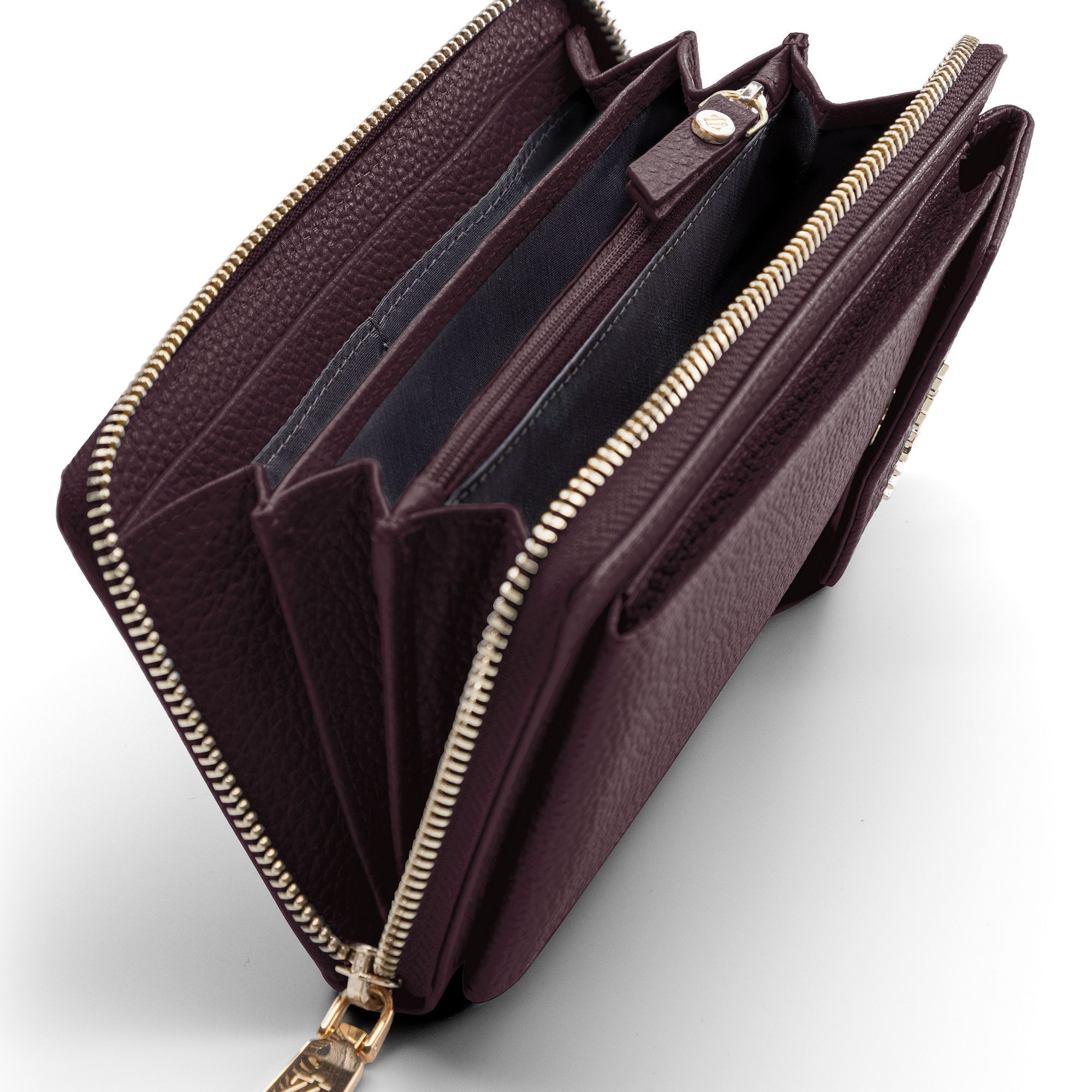 Lazarotti Smartphone-Hülle »Bologna Leather Zip-Around Geldbörse Handytasche Leder 19 cm«
