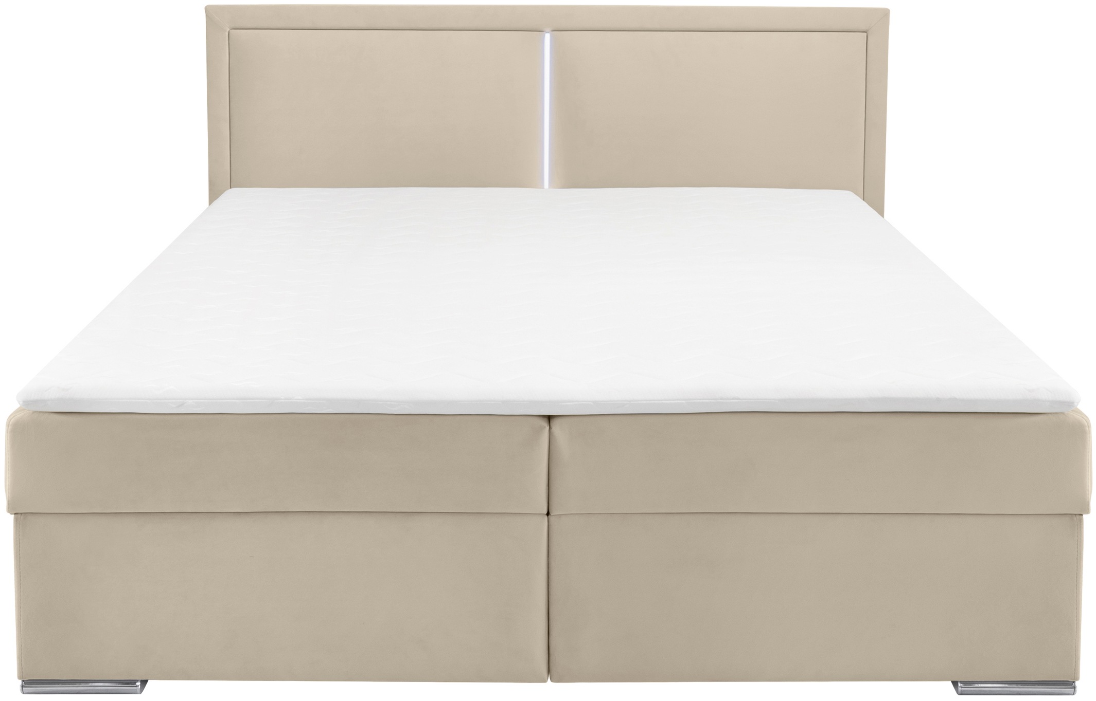 COLLECTION AB Boxbett »Athena«, Inkl. LED-Beleuchtung, Topper und Stauraum