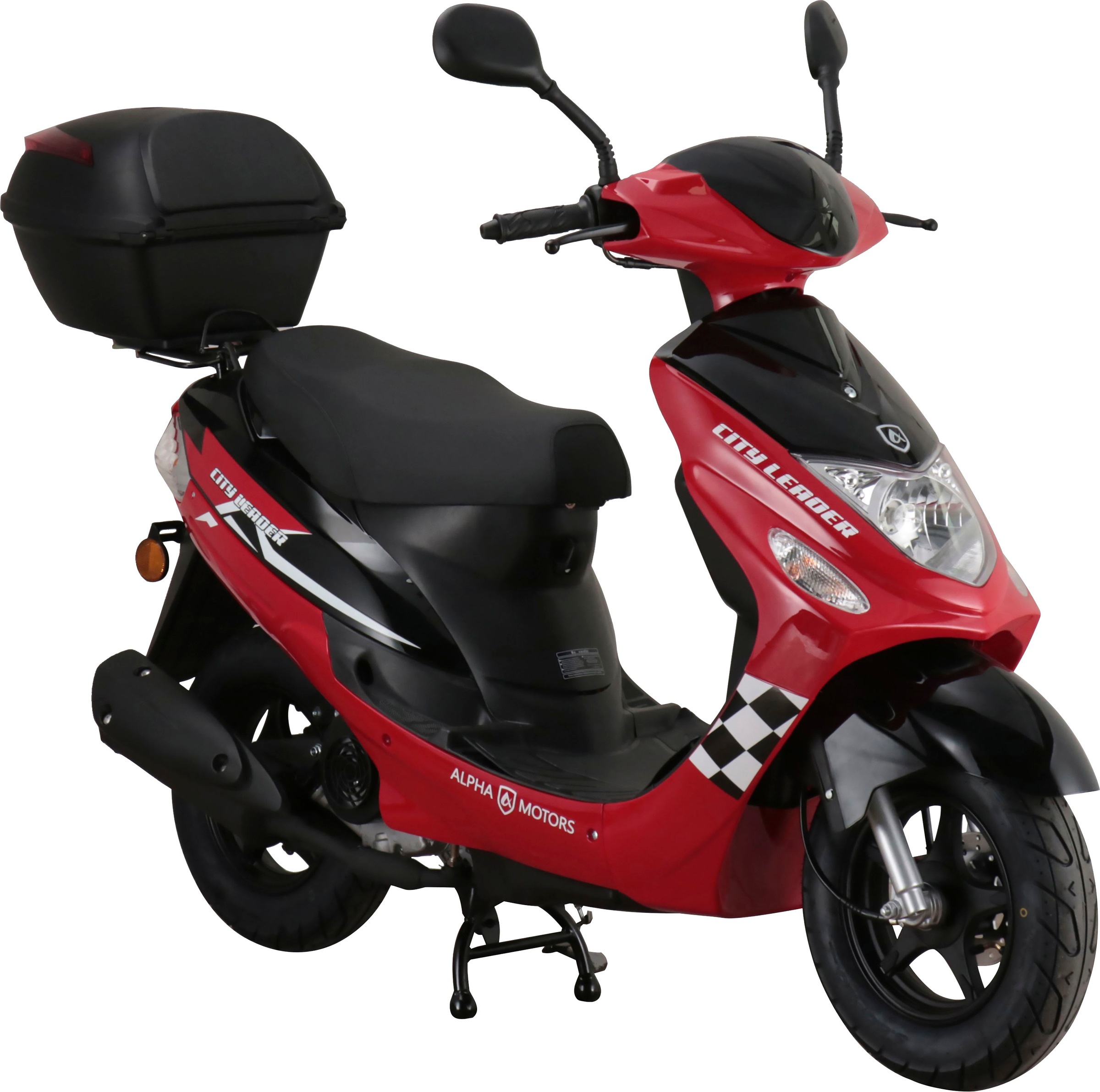 Alpha Motors Motorroller "CityLeader", 50 cm³, 45 km/h, Euro 5, 2,99 PS, inkl. Topcase