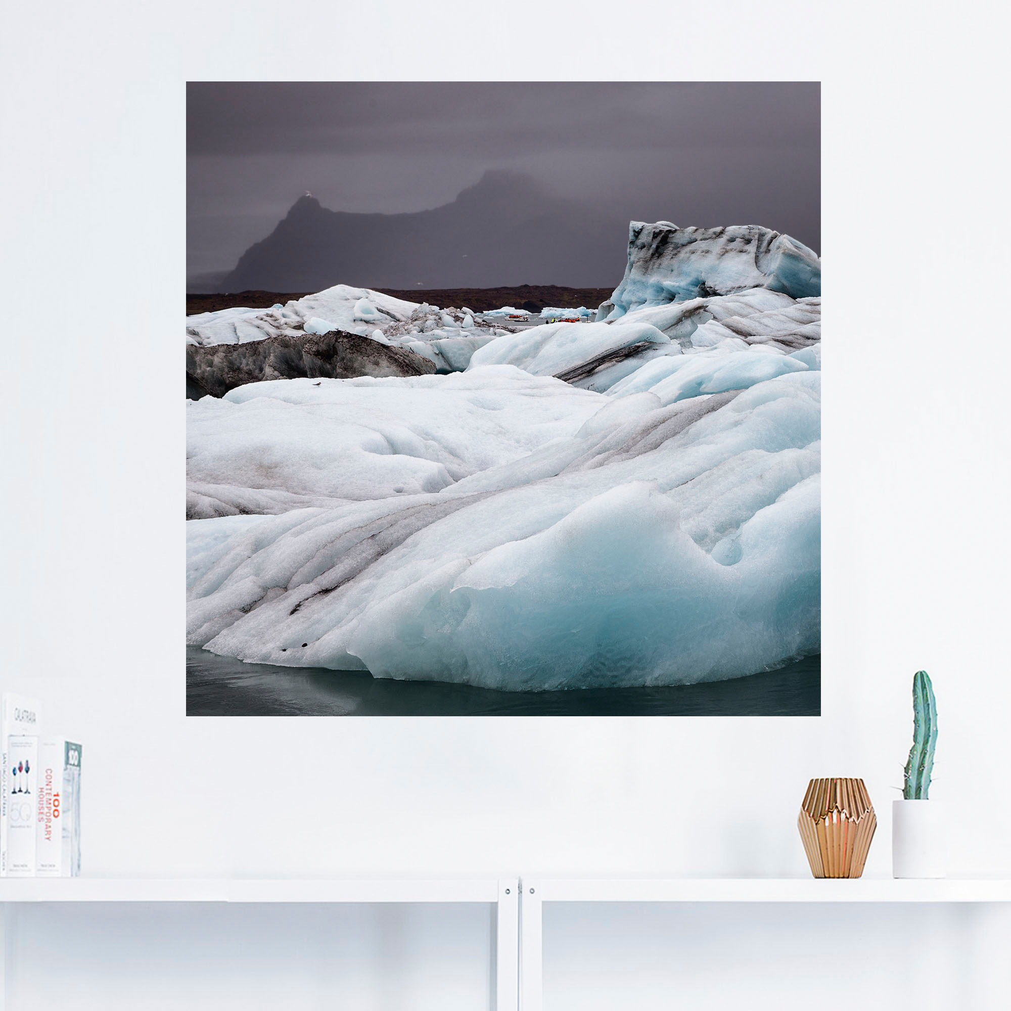 Artland Wandbild »Gletscherlagune Jökulsárlón, Island«, Bilder von der  Arktis, (1 St.), als Alubild, Leinwandbild, Wandaufkleber oder Poster in  versch. Größen kaufen | BAUR