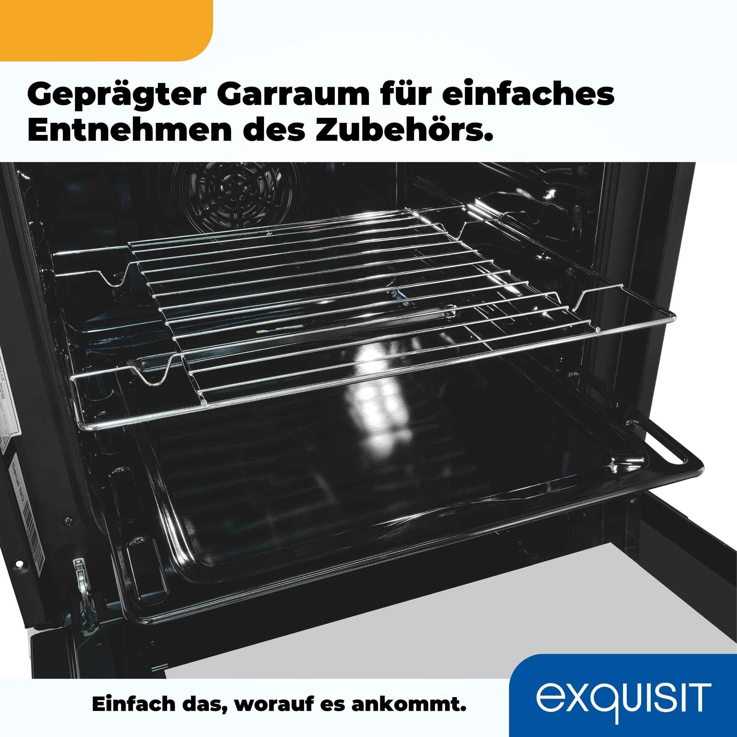 exquisit Backofen-Set »BAKO555600U«, BAKO555600U, Kühlventilator