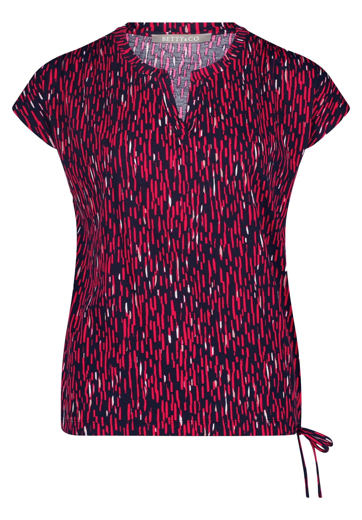 Betty&Co Kurzarmshirt "Betty & Co Casual-Shirt mit Print", Druck günstig online kaufen