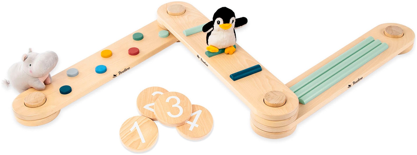 Pinolino® Balancetrainer »Balance-Set »Kari« mit Parcours und Steinen mit Zahlen«, (13 tlg.)