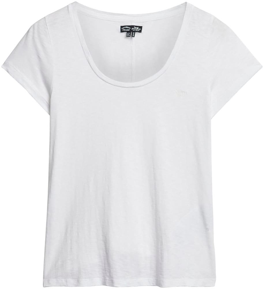 Superdry Kurzarmshirt "SCOOP NECK TEE" günstig online kaufen