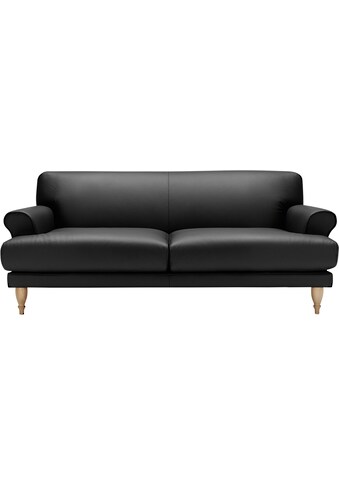 Sofa »Ginger«, 2-Sitzer, Füße in Eiche natur, Sitzunterfederung mit Polsterunterlage