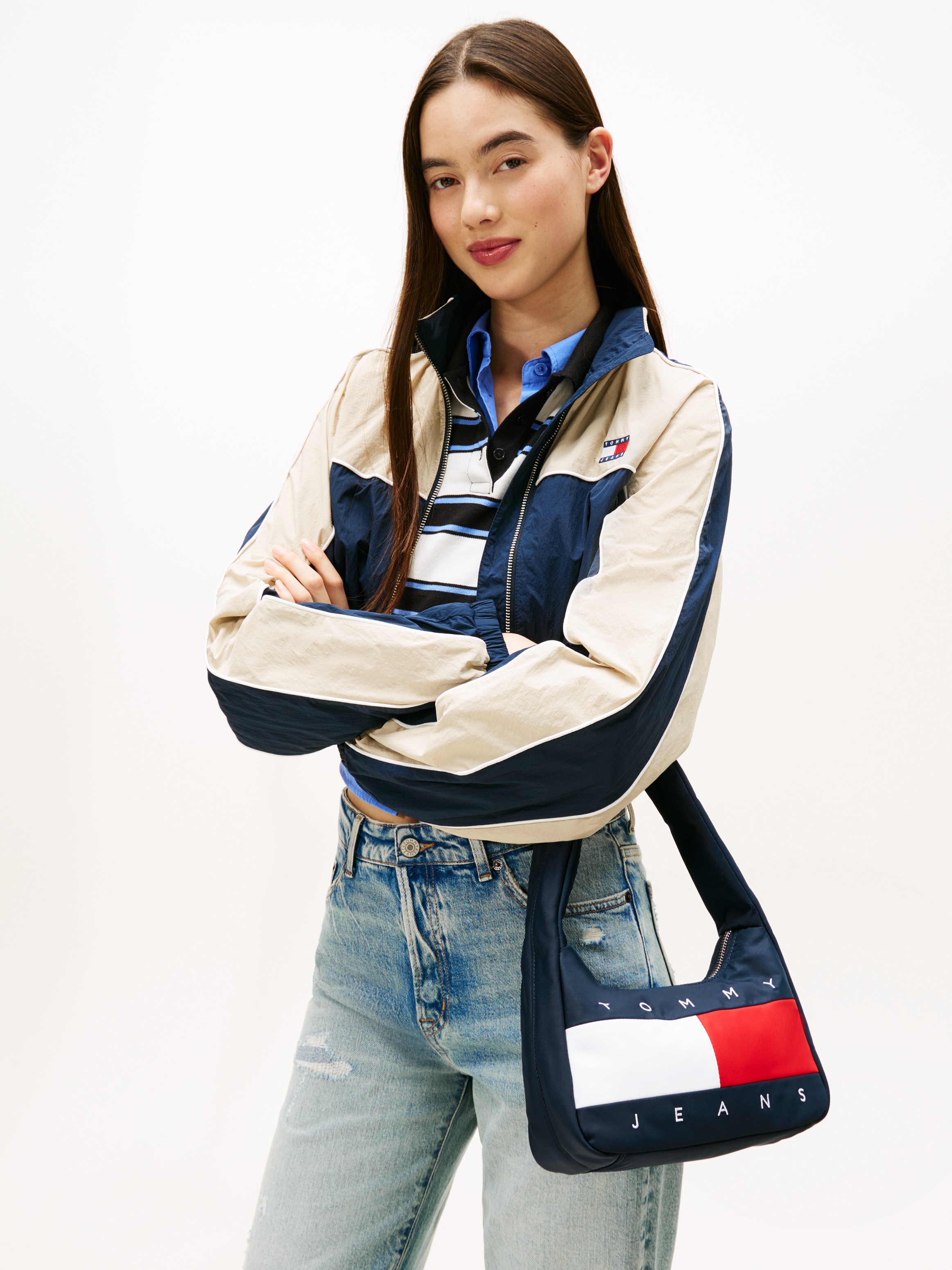 Tommy Jeans TJW Archive Shoulder Bag Dark Blue 4