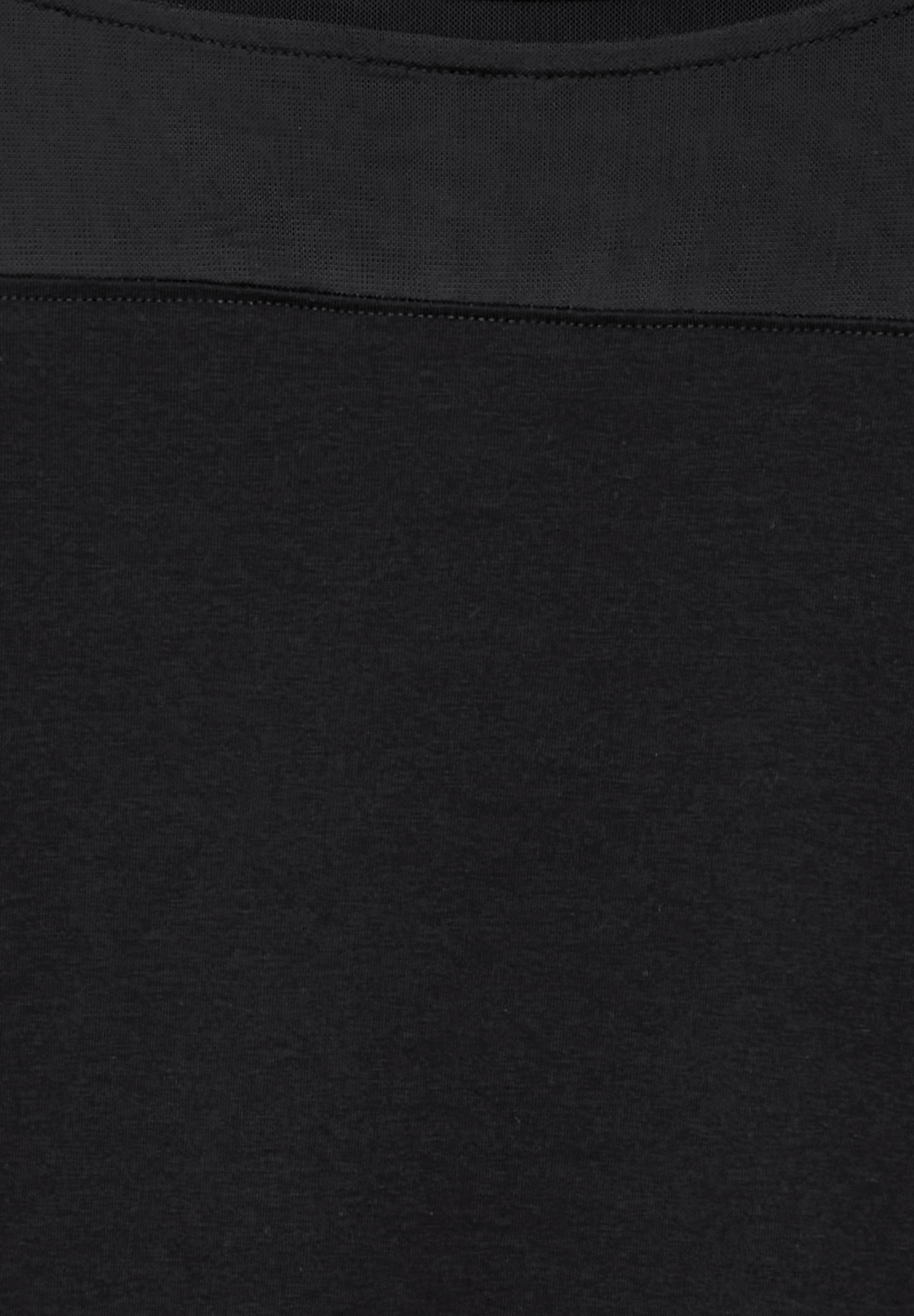 STREET ONE STUDIO Langarmshirt, aus Baumwolle mit Stretchante