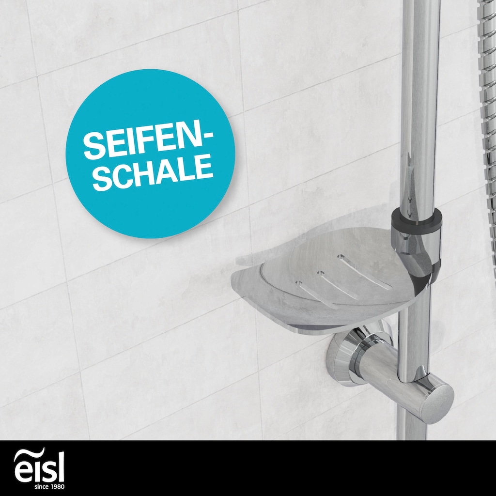 Eisl Duschsystem »EASY COOL«, Regendusche ohne Armatur, Duschsystem mit Seifenschale, Duschbrause