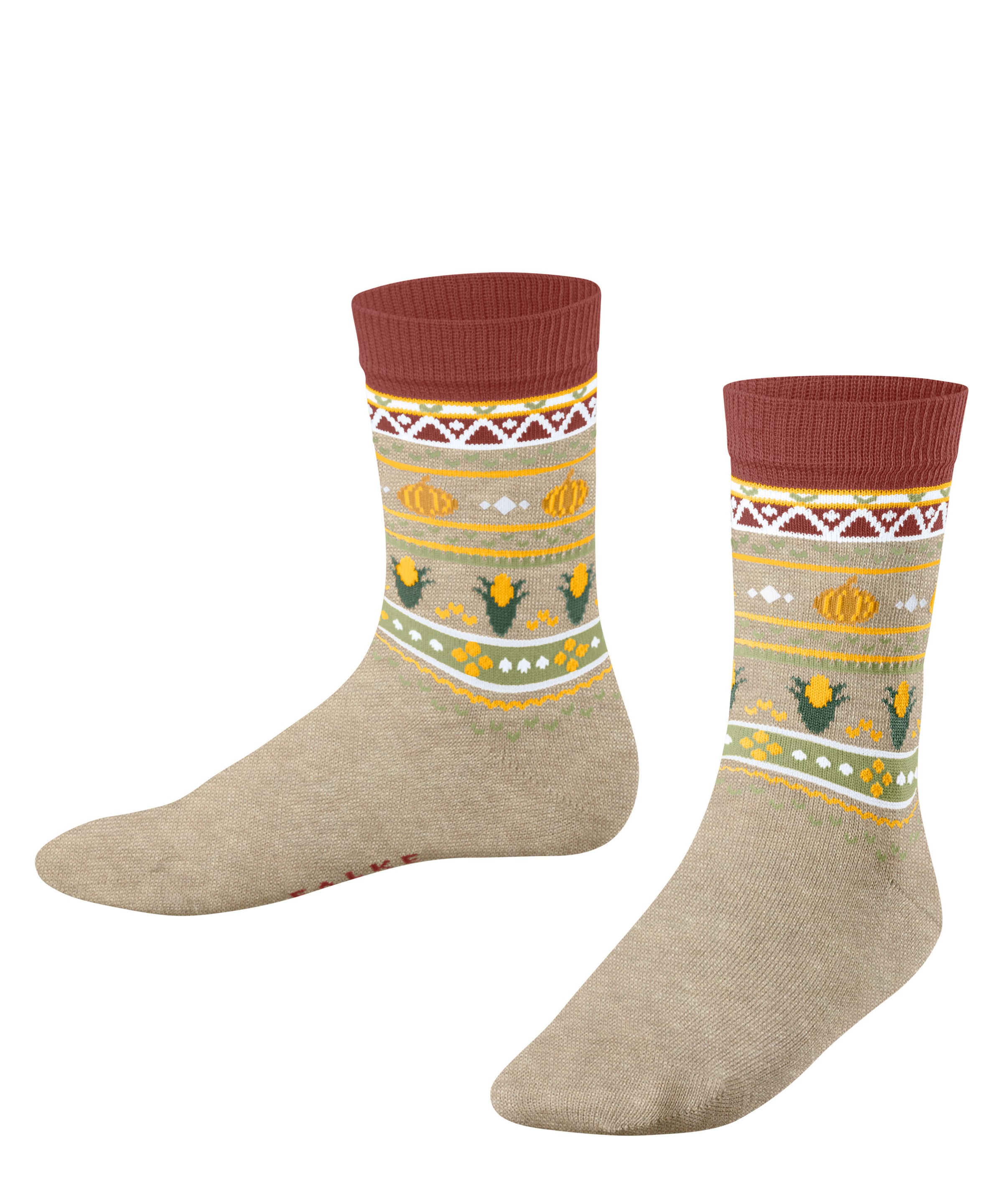 FALKE Socken "Pumpkin Fair Isle" 1 Paar tlg.