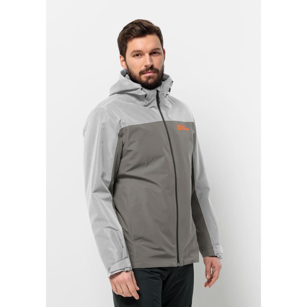 Jack Wolfskin 3-in-1-Funktionsjacke »TAUBENBERG 3IN1 JKT M«, (2 teilig), mit Kapuze