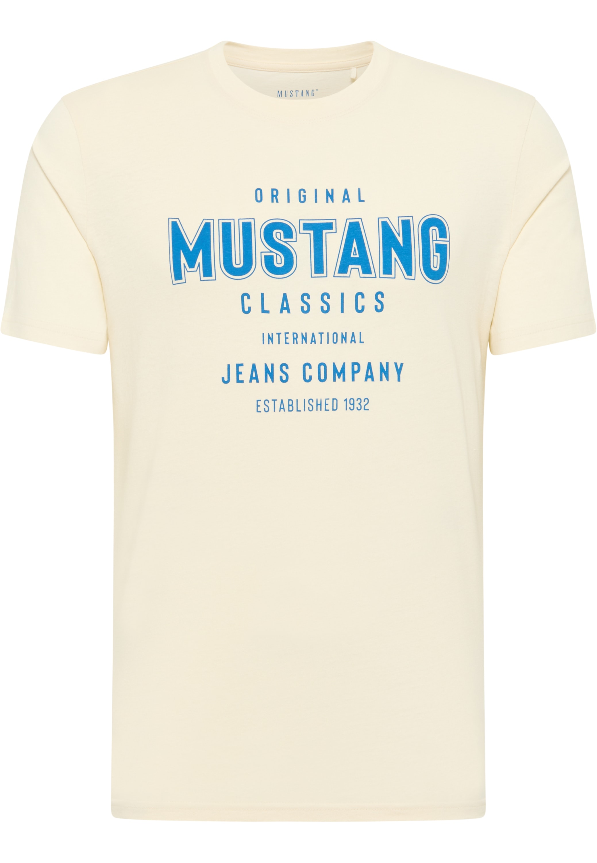 MUSTANG Kurzarmshirt ▷ »Print-Shirt« bestellen BAUR 