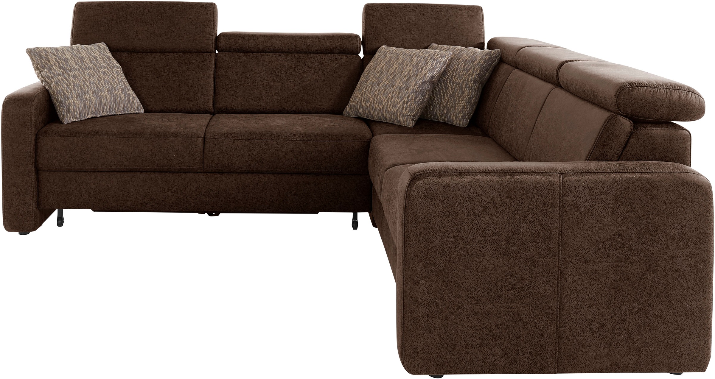 sit&more Ecksofa "Bologna L-Form", Kopfteilverstellung, wahlweise mit Bettf günstig online kaufen