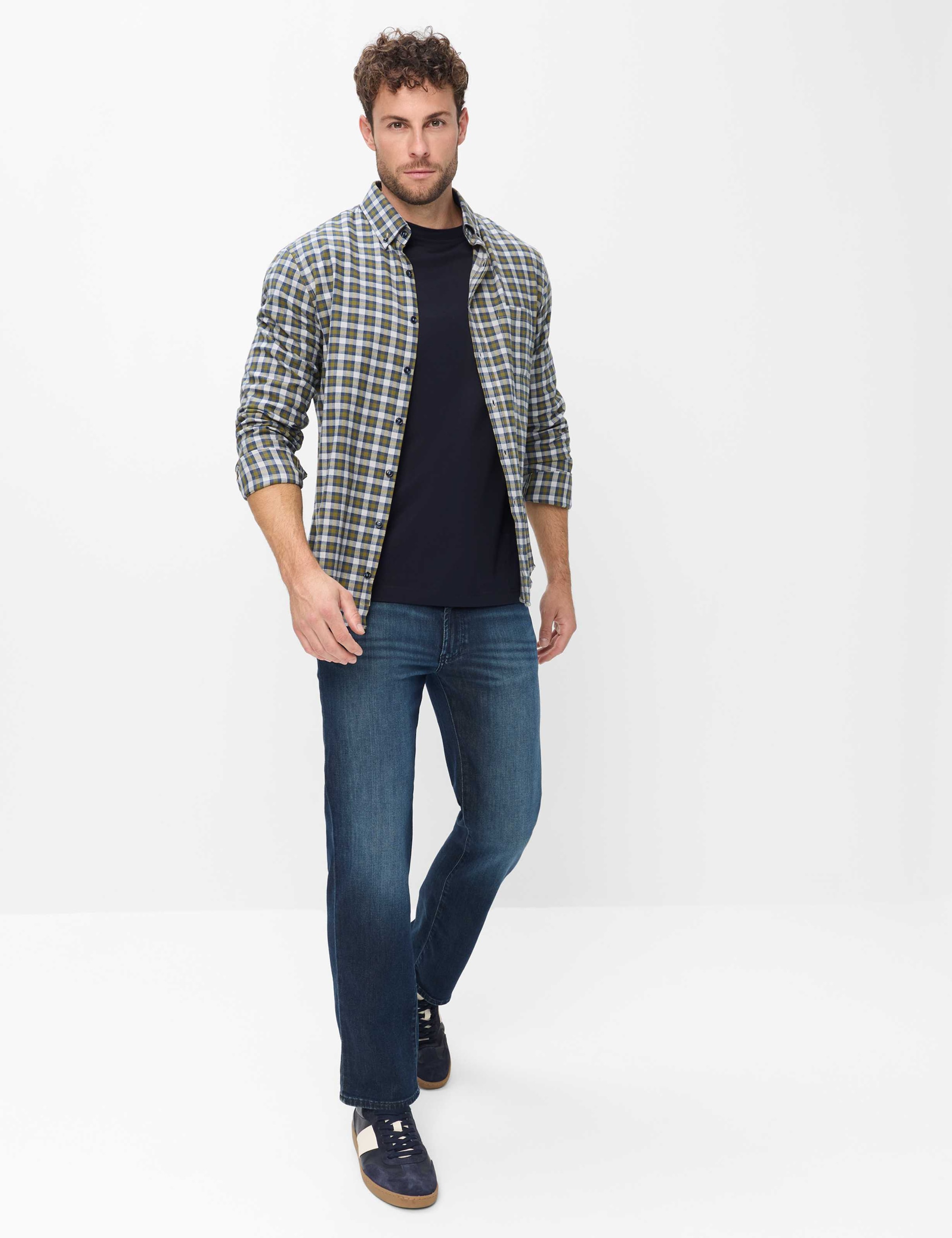 Brax Businesshemd »Style DANIEL« Flanell: Herrenhemd aus reiner Baumwolle