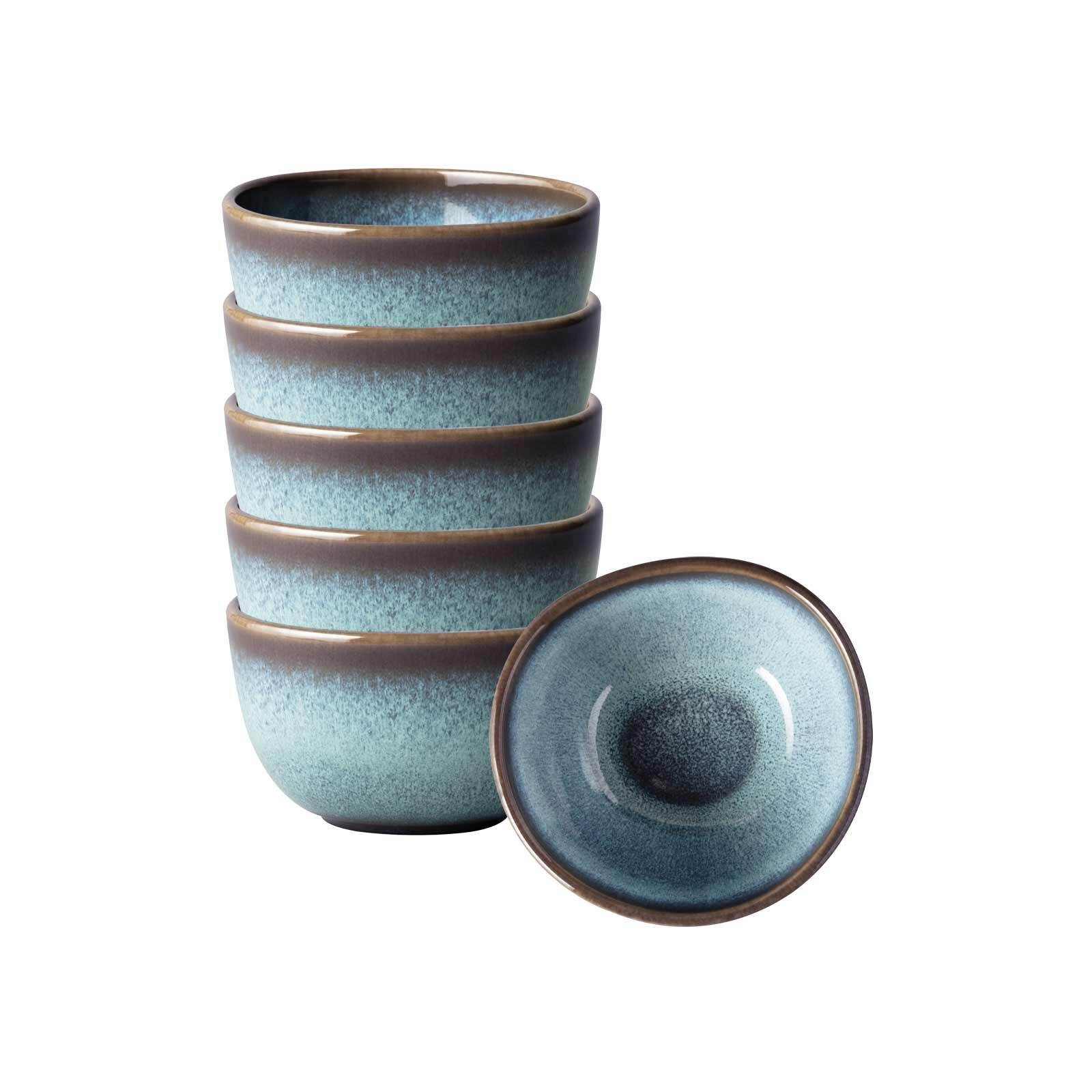 Dipschale "Dipschälchen Lave 140 ml 6er Set", blau, LIKE. BY VILLEROY & BOCH, Schüsseln