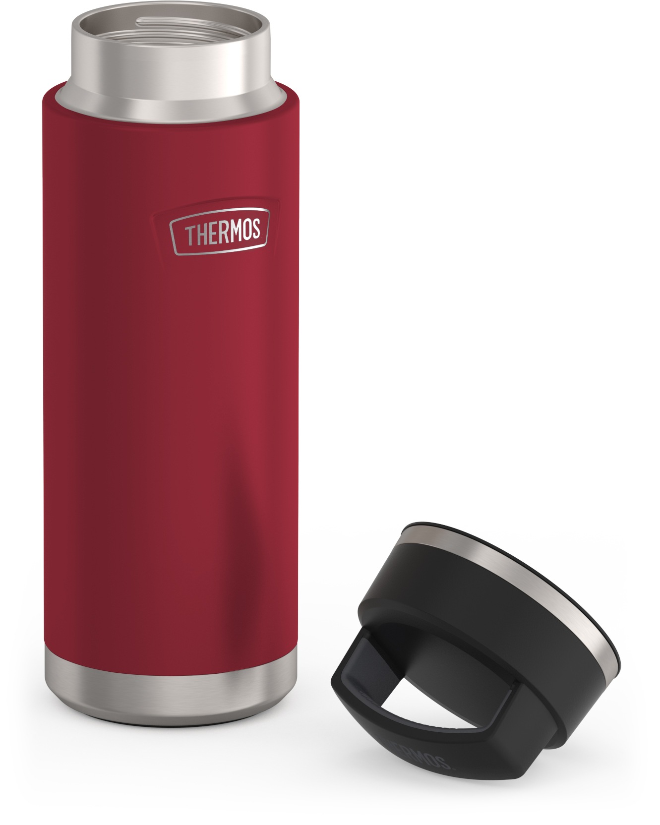 THERMOS Isolierflasche »ICON BEVERAGE BOTTLE, Edelstahlkörper, spülmaschinenfest« 0,71l, 18h heiß & 24h kalt, extra große Öffnung, absolut dicht