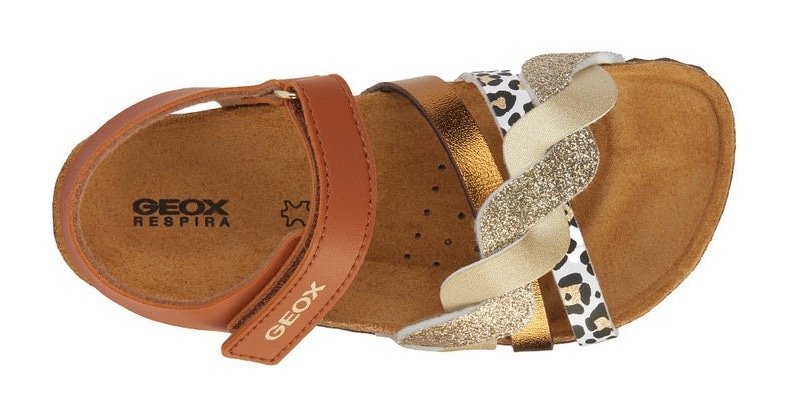 Geox Sandale »J ADRIEL GIRL B«, Sommerschuh, Klettschuh, Sandalette, mit Klettverschluss