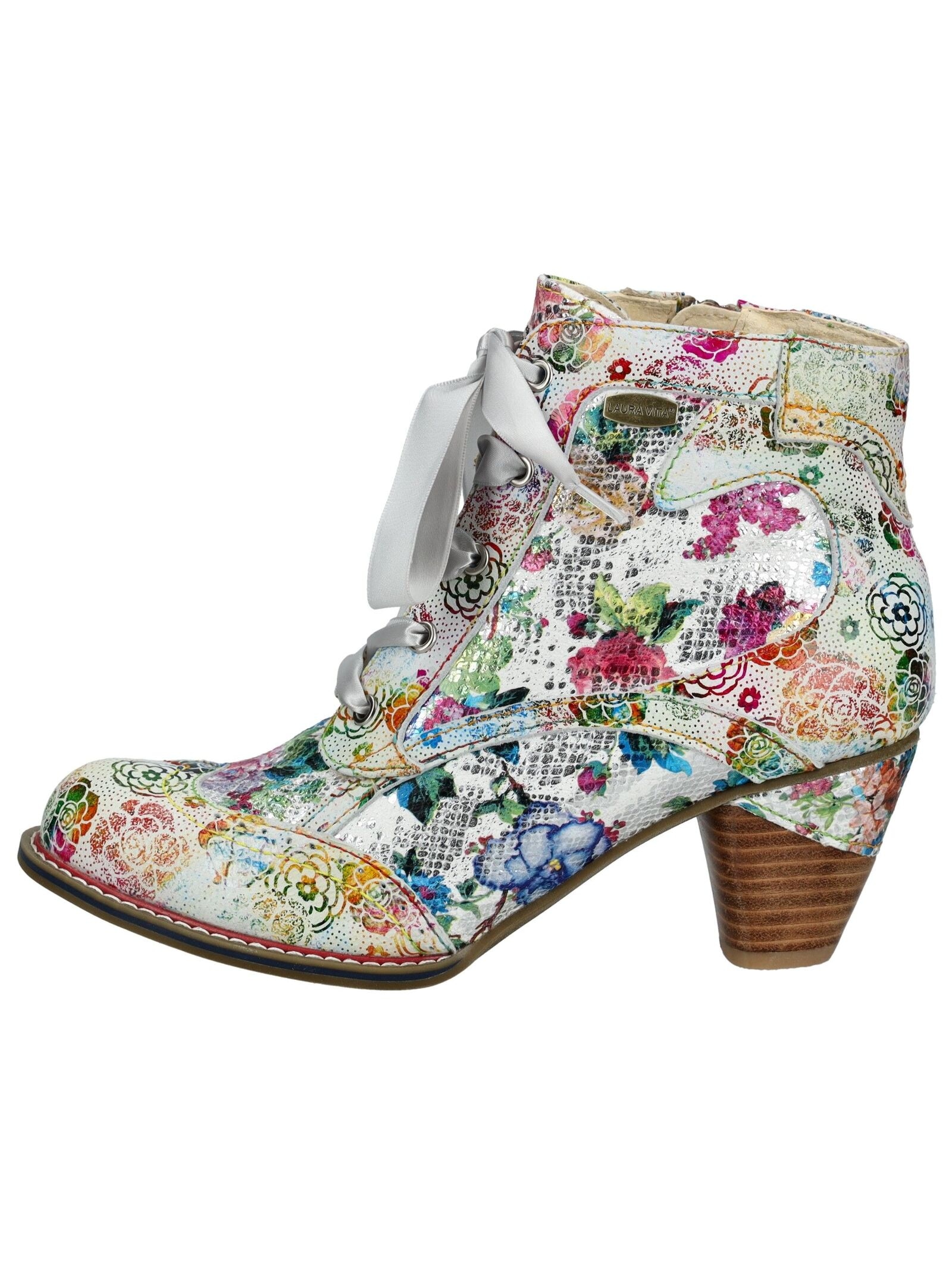 LAURA VITA Schnürstiefelette »LAURA VITA Stiefelette Leder/Textil«