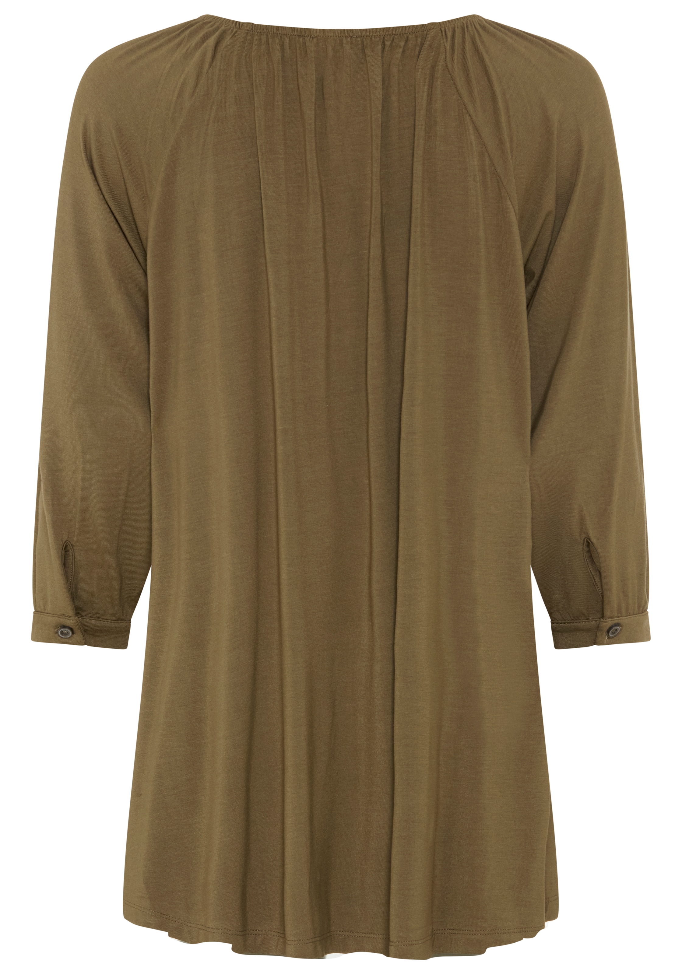 Laura Scott Tunikashirt A-Linie Passform, Po-bedeckende Länge, aus elastischer Viskosemischung