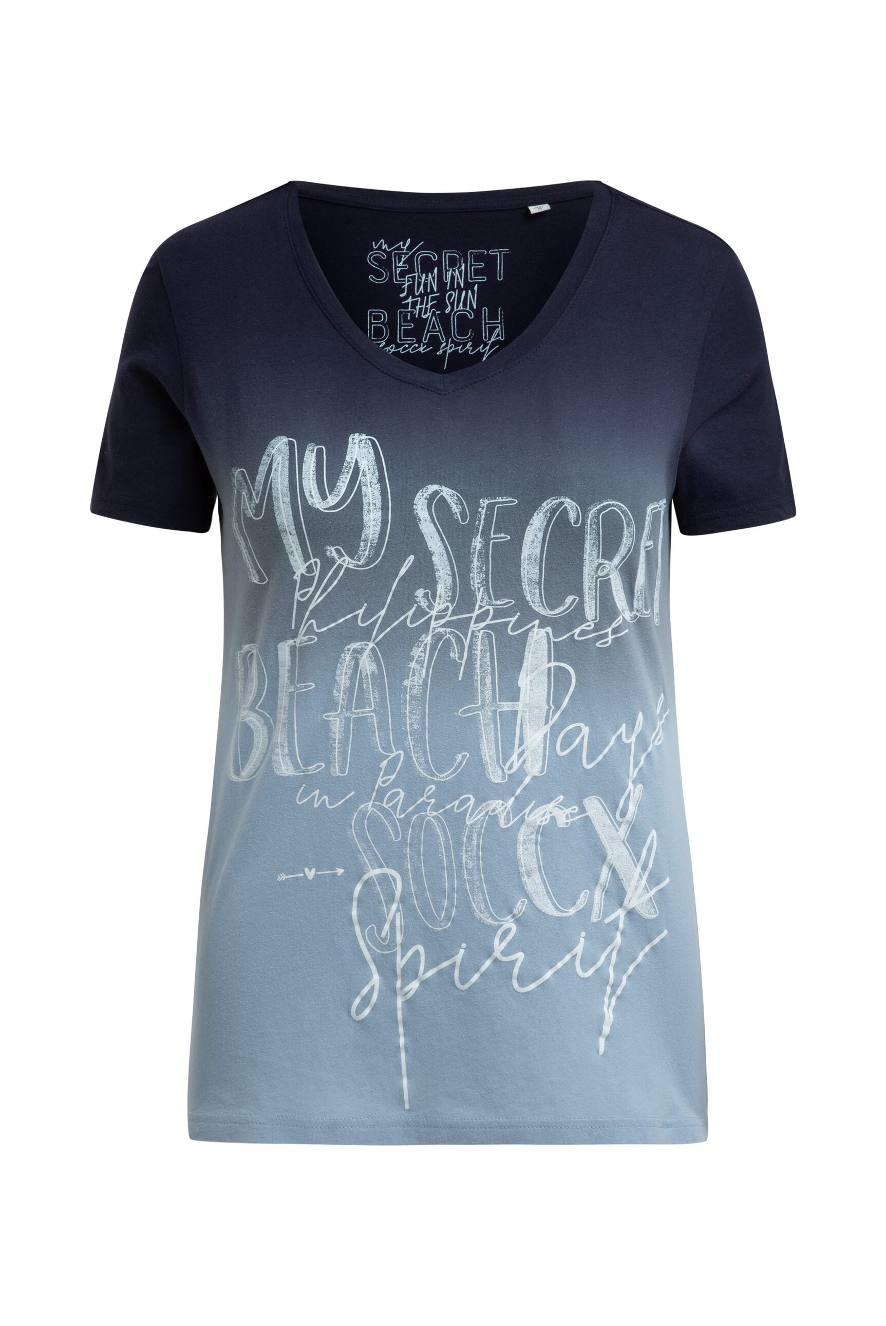 SOCCX V-Shirt aus Baumwolle