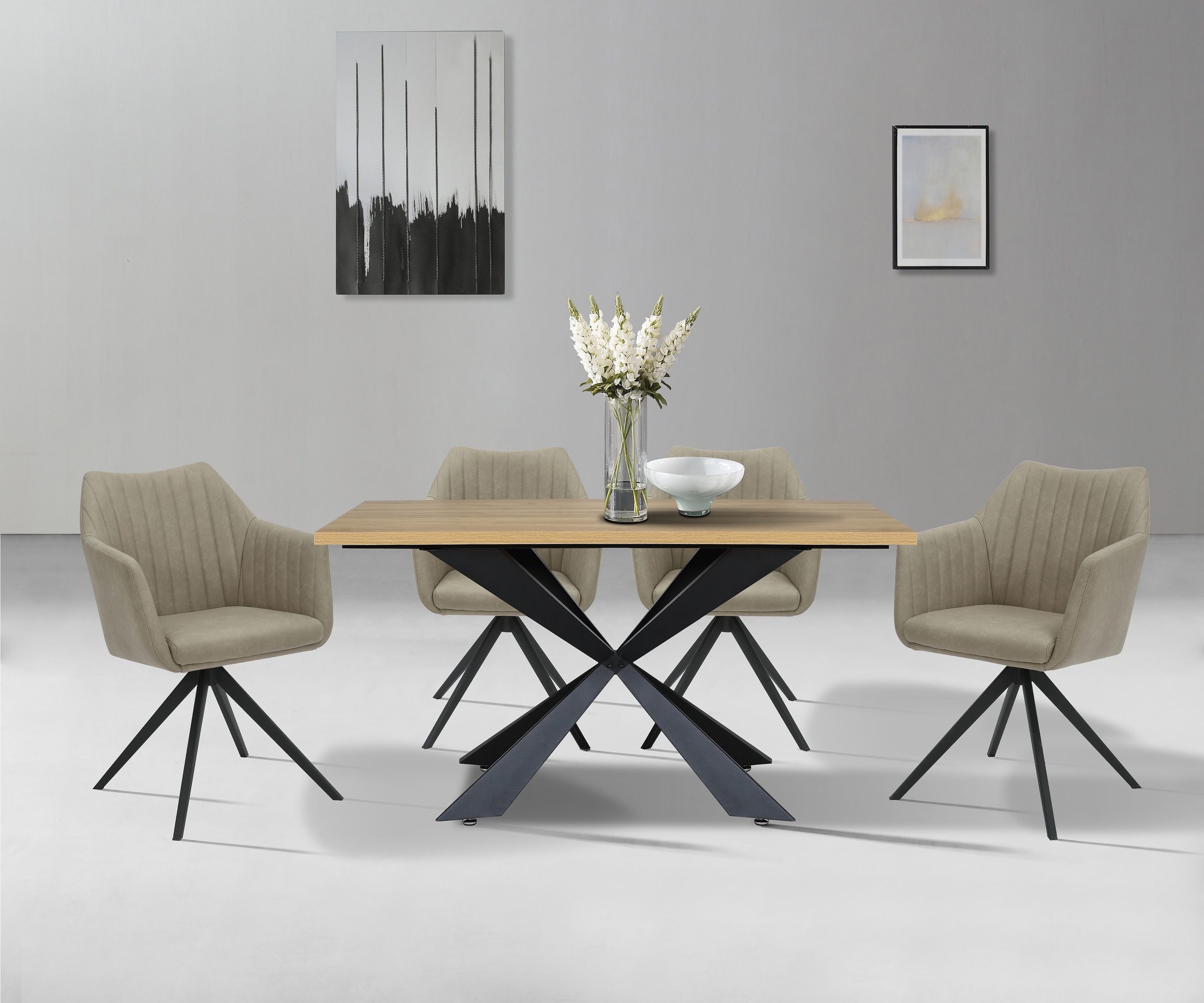 Home affaire Esstisch "Soyans, TOPSELLER, OTTOs Choice", modernes Spider Ge günstig online kaufen